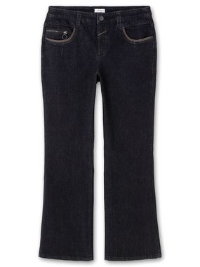Sheego Bootcut-Jeans Große Größen mit Kontrast-Stickerei, extralang