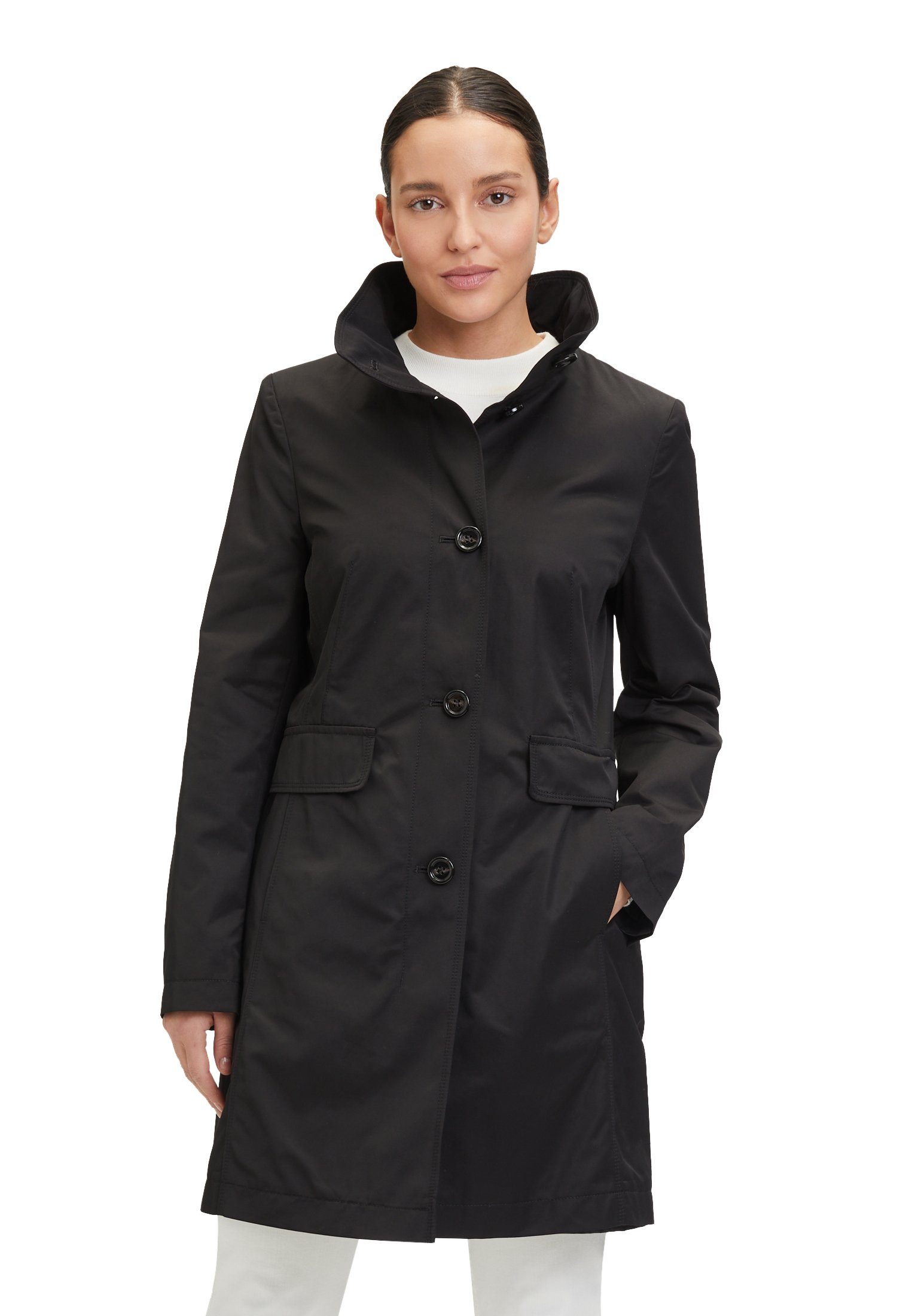 Gil Bret Outdoorjacke mit Bindegürtel und günstig online kaufen