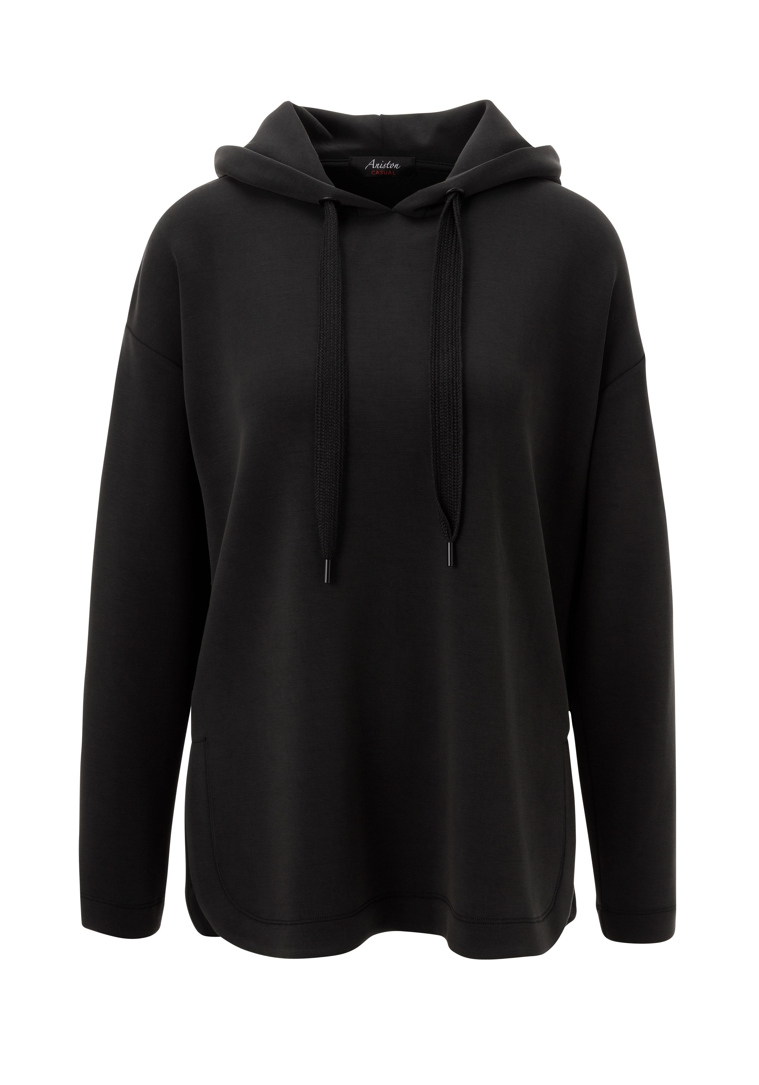 Aniston CASUAL Sweatshirt mit Bindeband an der Kapuze
