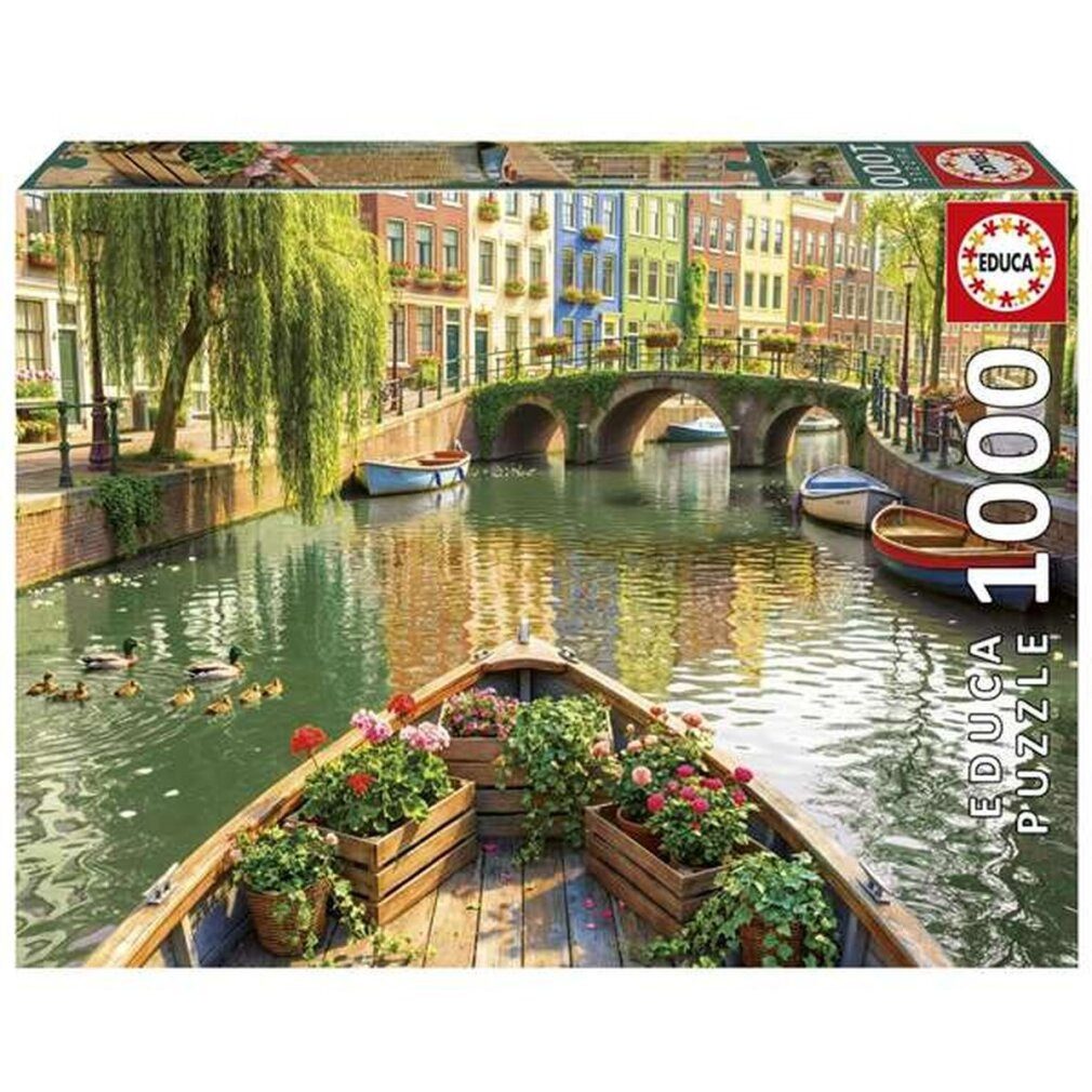 Educa Puzzle Puzzle Amsterdam 1000 Stücke, Puzzleteile