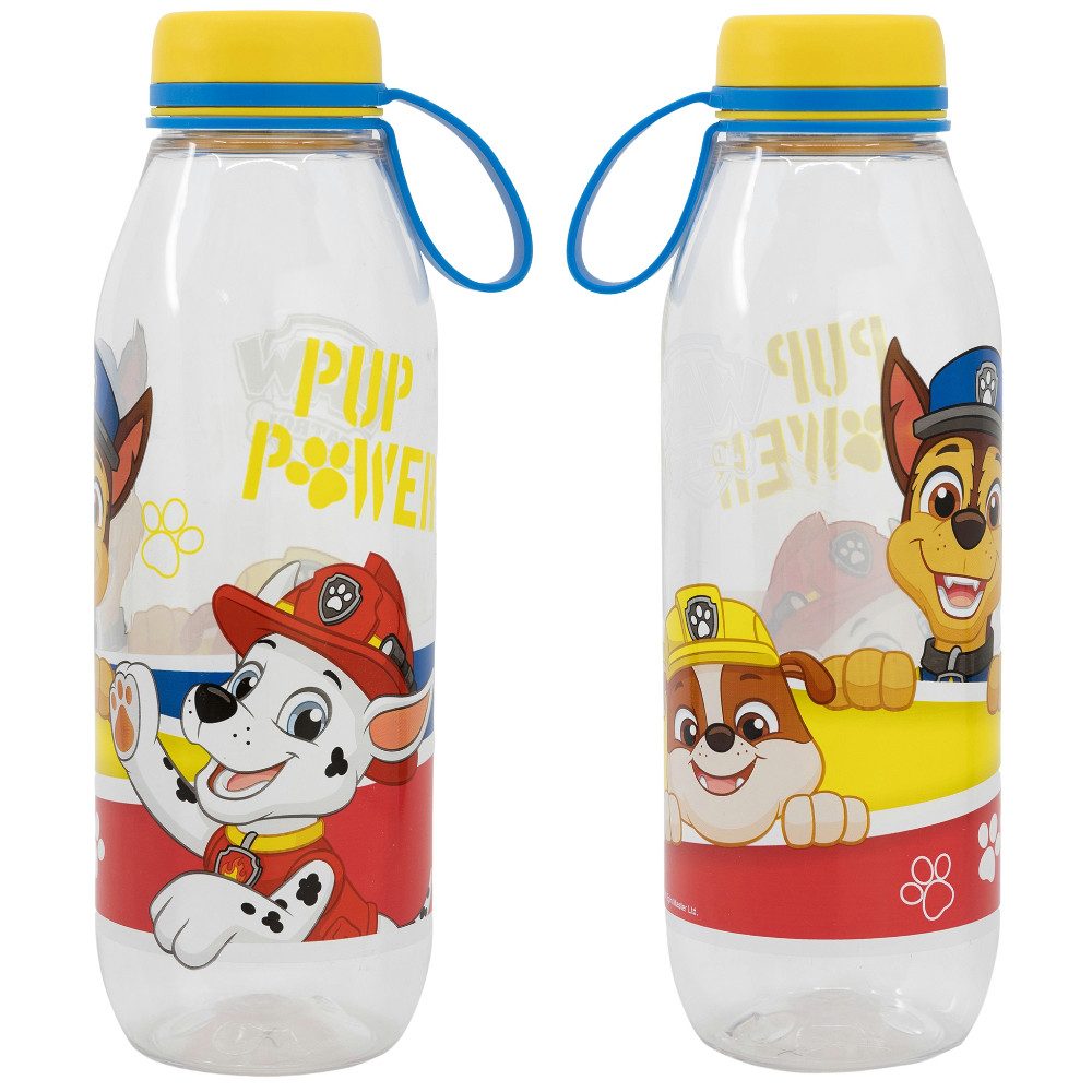 PAW PATROL Trinkflasche Paw Patrol Chase Marshal Rubble Kinder Wasserflasche Flasche 650 ml