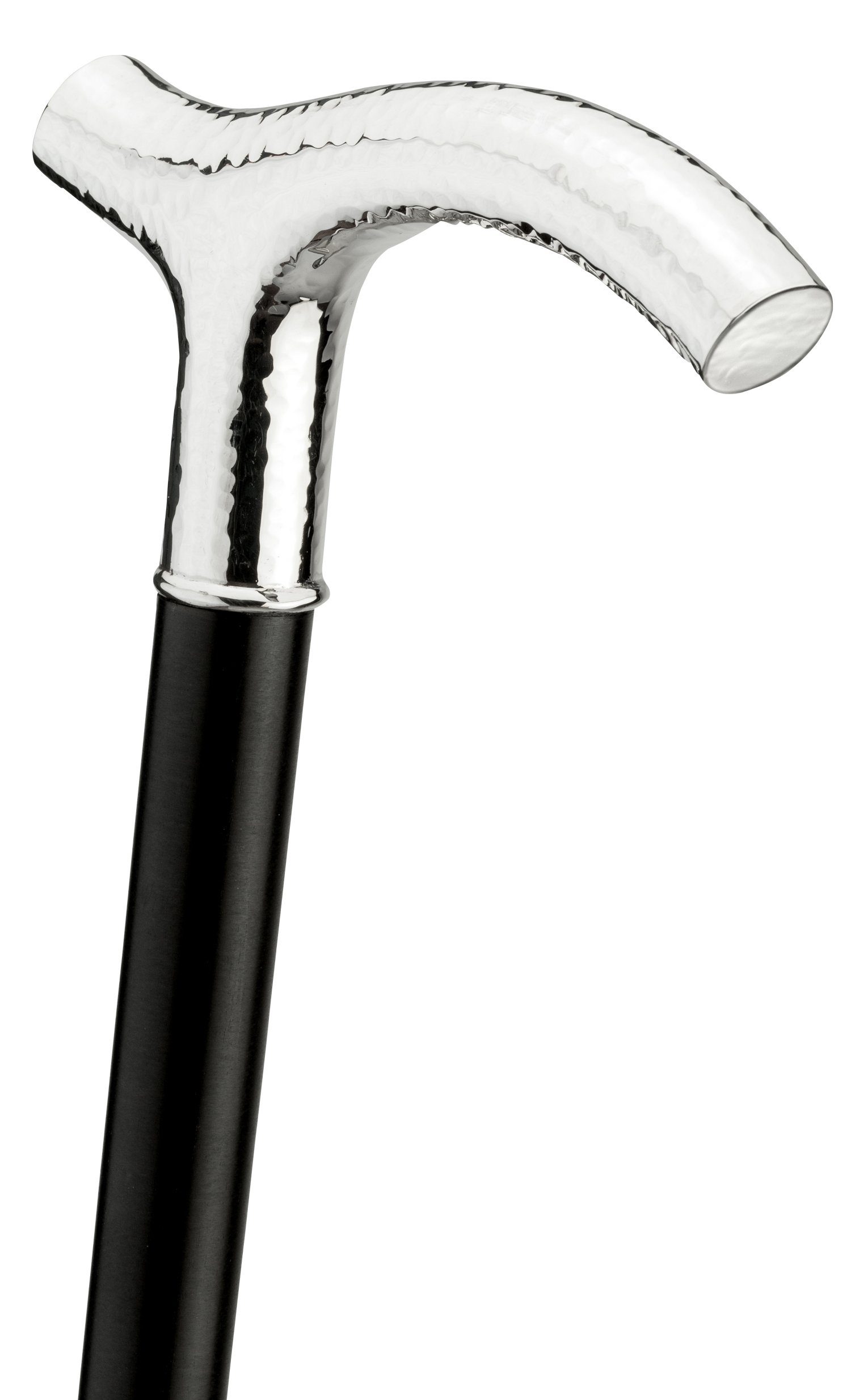 Stockshop Gehstock Silberstock STERLING GEHÄMMERT: Fritzgriff
