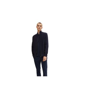TOM TAILOR V-Ausschnitt-Pullover marineblau regular fit (1-tlg)
