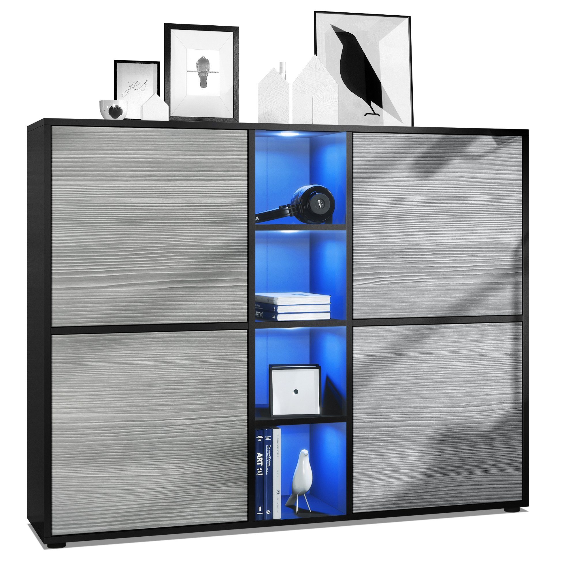 Vladon Highboard Cuba V3 (Highboard, mit günstig online kaufen