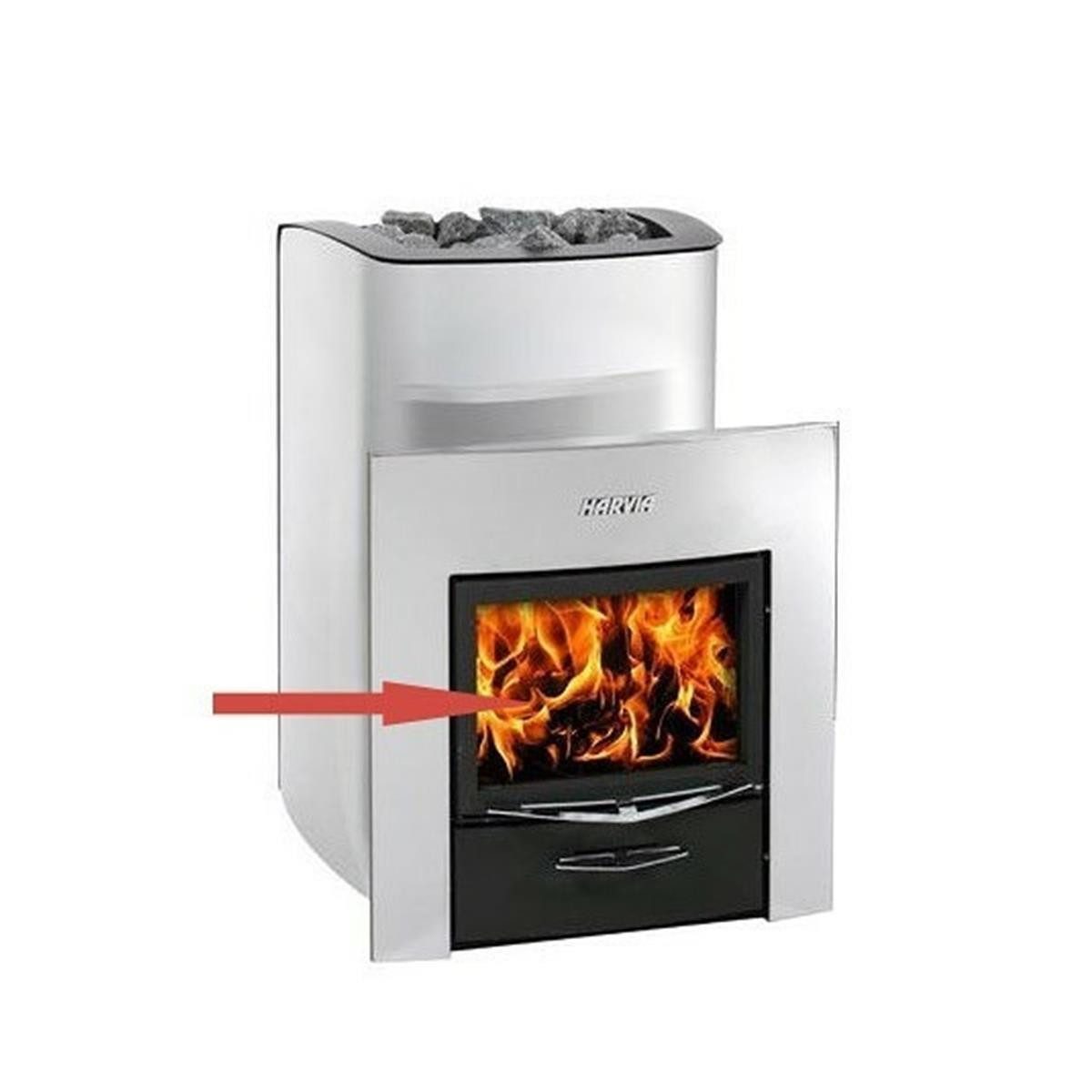 Saunaofen Glas Für Holzofen Harvia - HARVIA DUO
