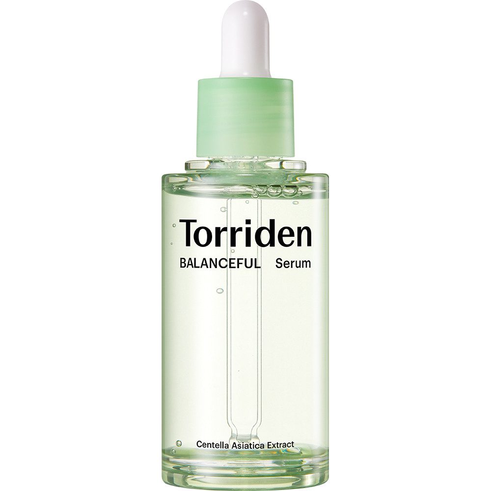 Torriden Gesichtsserum BALANCEFUL CICA CALMING SERUM, für empfindliche Haut, reduziert Rötungen und beruhigt effektiv