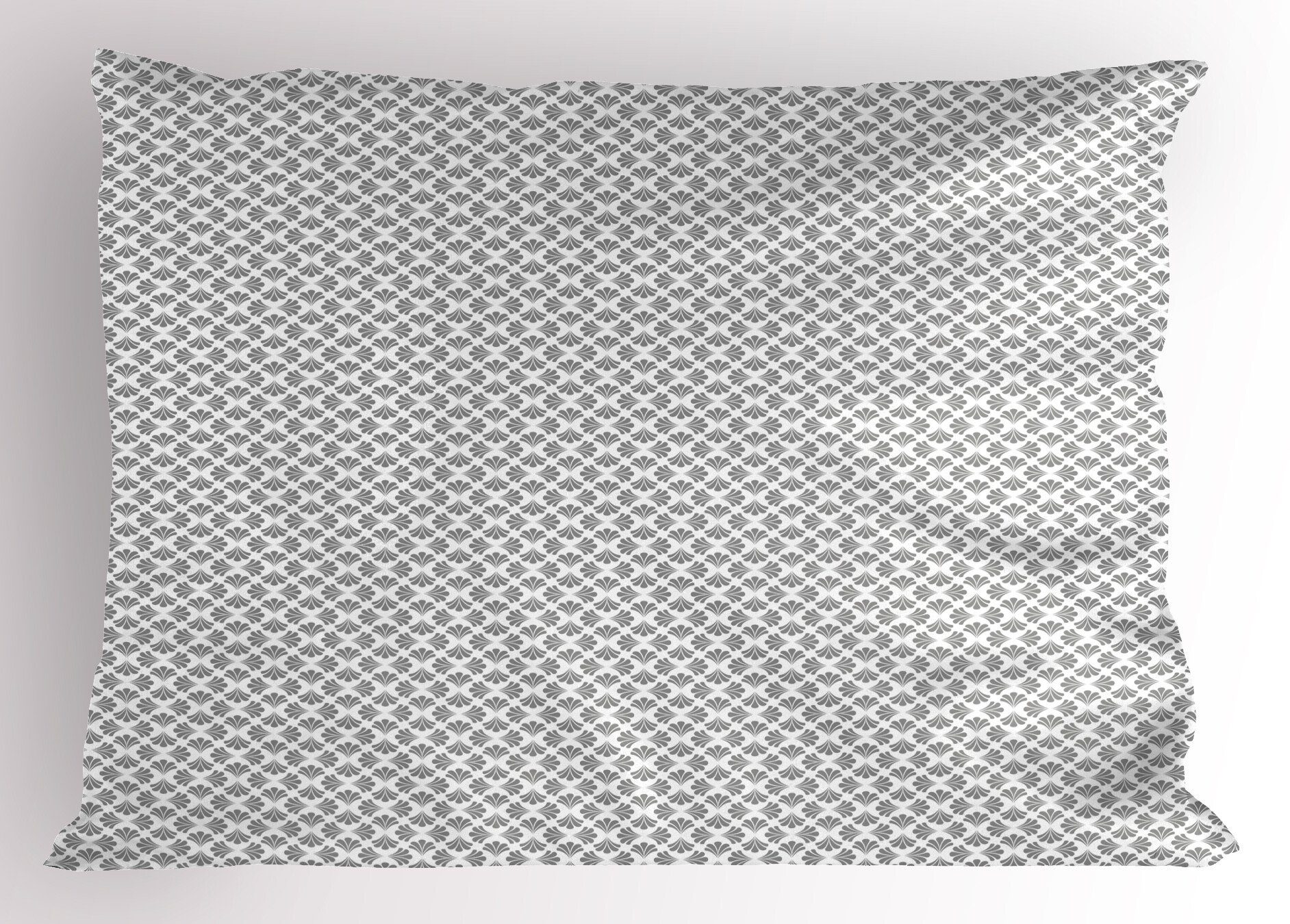 Kissenbezüge Dekorativer Size Standard Kissenbezug, Einfache Stück), Abakuhaus King Gedruckter (1 Abstrakt Traditionelle Curves