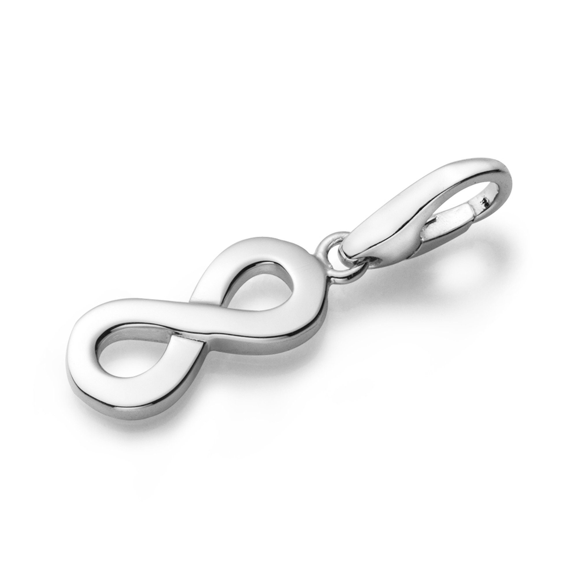 GIORGIO MARTELLO MILANO Charm-Einhänger Infinity (Unendlichkeit), Silber 925