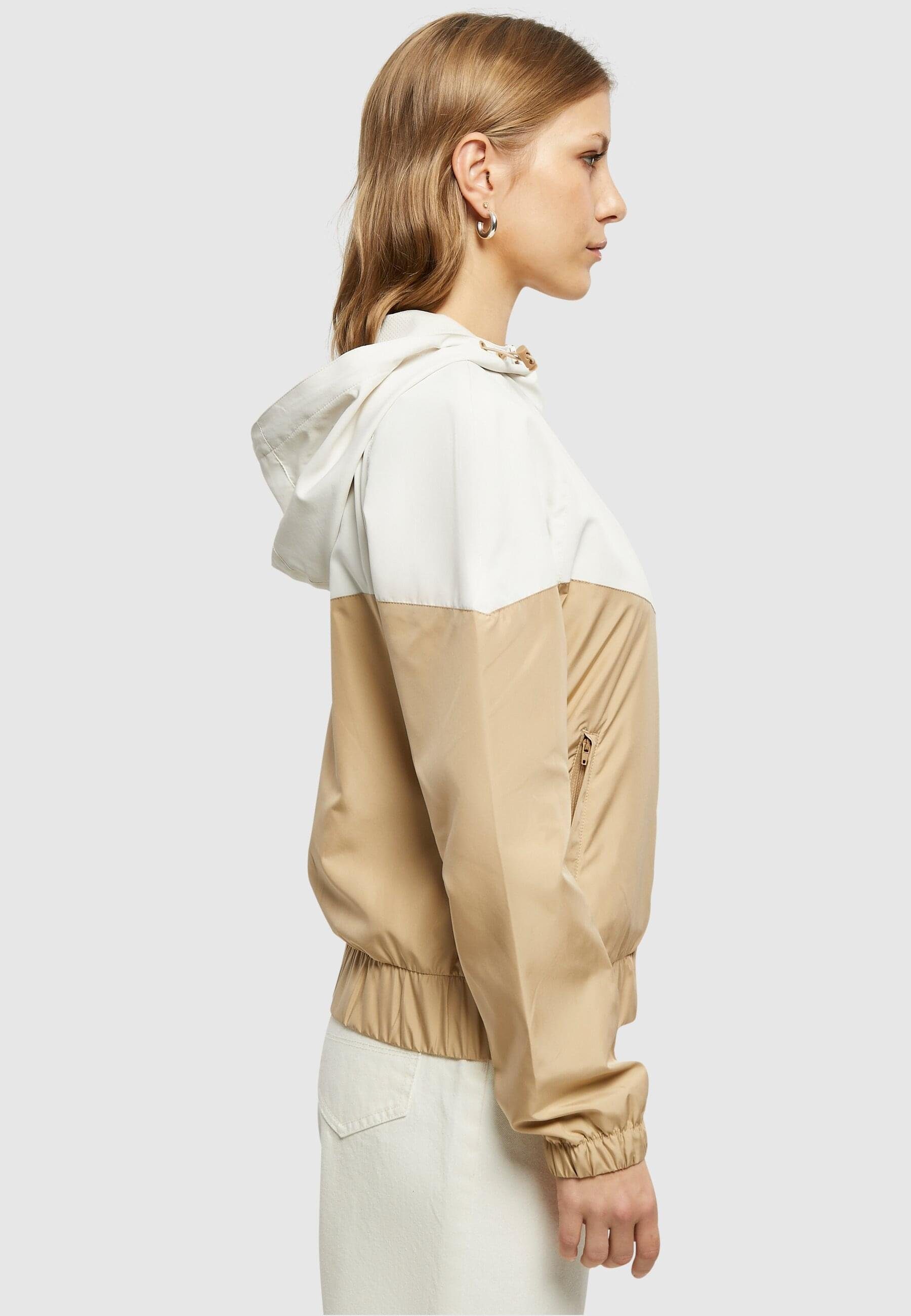 Damen (1-St) Arrow Windbreaker whitesand/unionbeige Ladies Sommerjacke URBAN CLASSICS