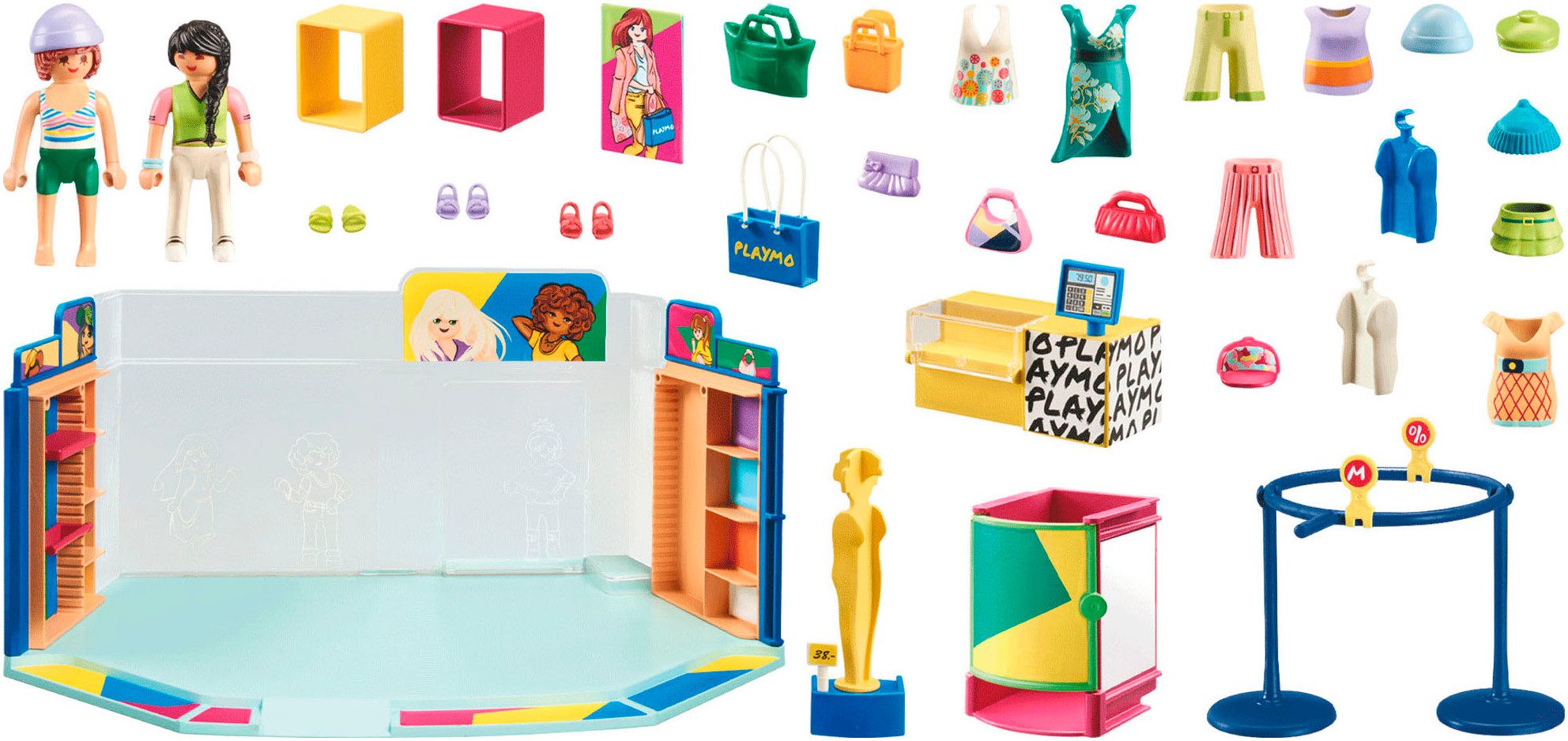 Playmobil® Fashion Store (71534), My Life Konstruktions-Spielset, (76 St), günstig online kaufen