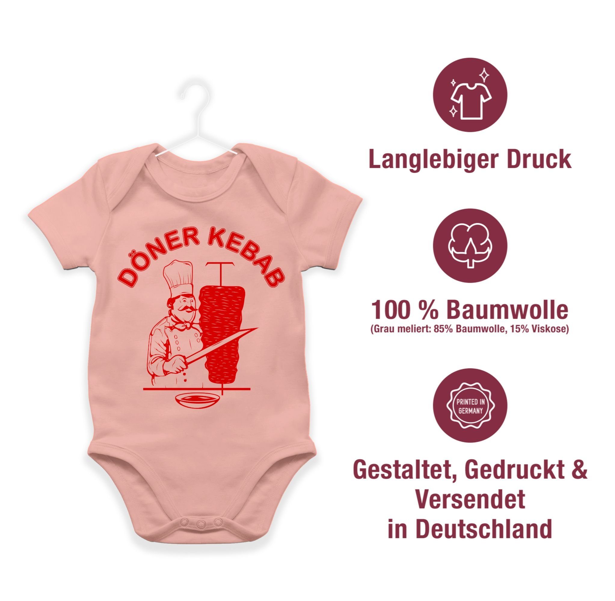 Logo Kebab & Babyrosa Original Shirtracer Shirtbody Fasching Karneval 2 Döner