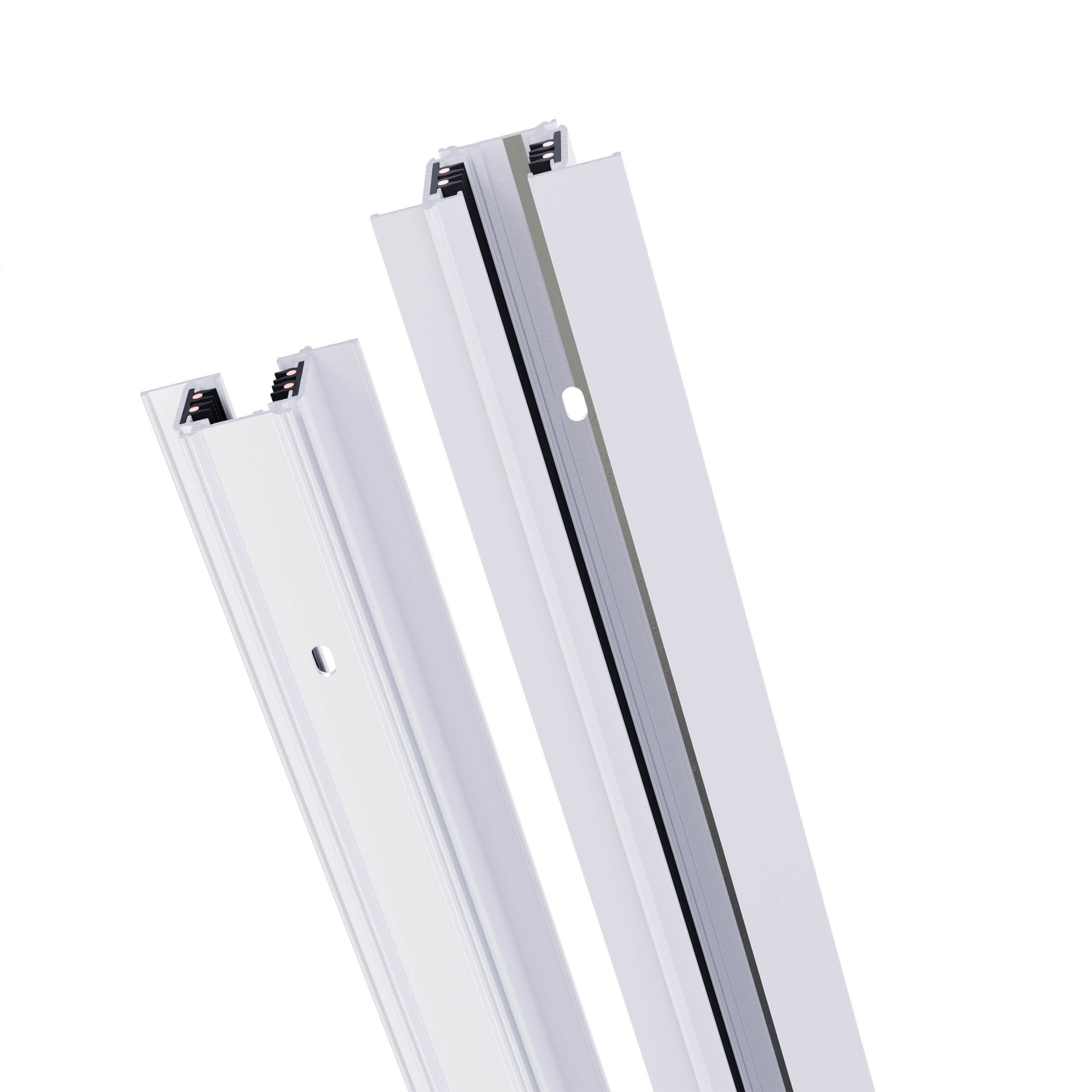 Spectrum Schienensystem-Schienen 3-Phasen Stromschiene (SPS 2) Einbau 1m für Schienensystem IP20 100 cm, 100 cm, (1-tlg), Flexibel verbindbar, Befestigungsloch 40x1006mm