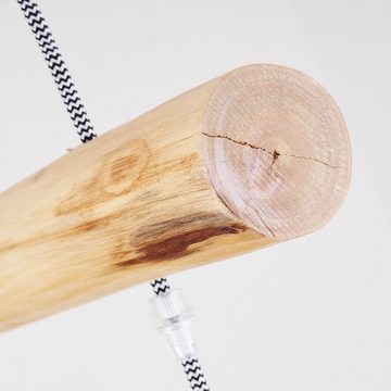 hofstein Pendelleuchte »Oliero« Hängelampe aus Holz/Beton in Braun/Betonfarben, ohne Leuchtmittel, 3xE27, Höhe max. 170cm