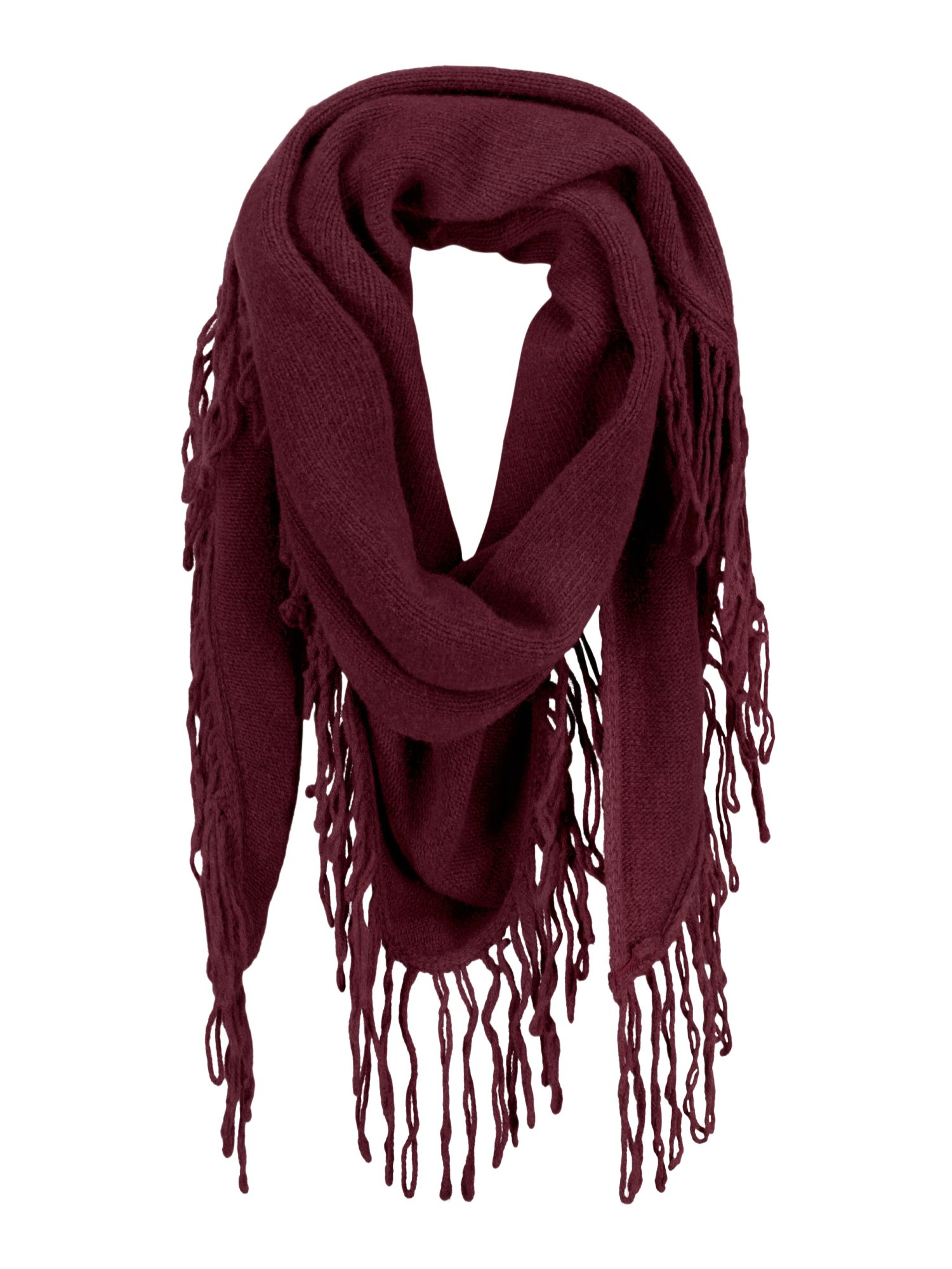 Monari Modetuch, rot,Casual,Wolle,Unifarben