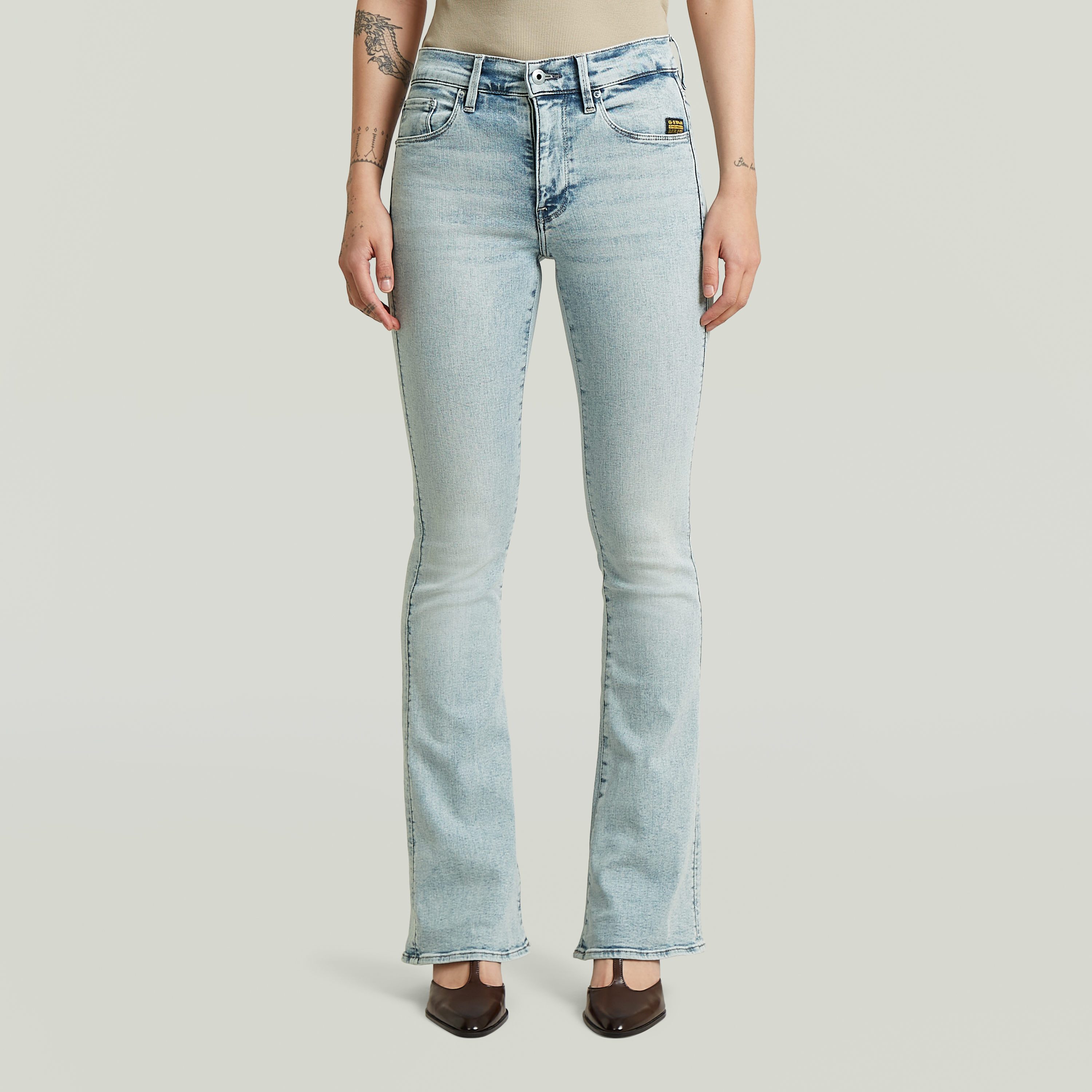G-STAR Bootcut-Jeans 3301 Flare Wmn aus Stretch-Denim günstig online kaufen