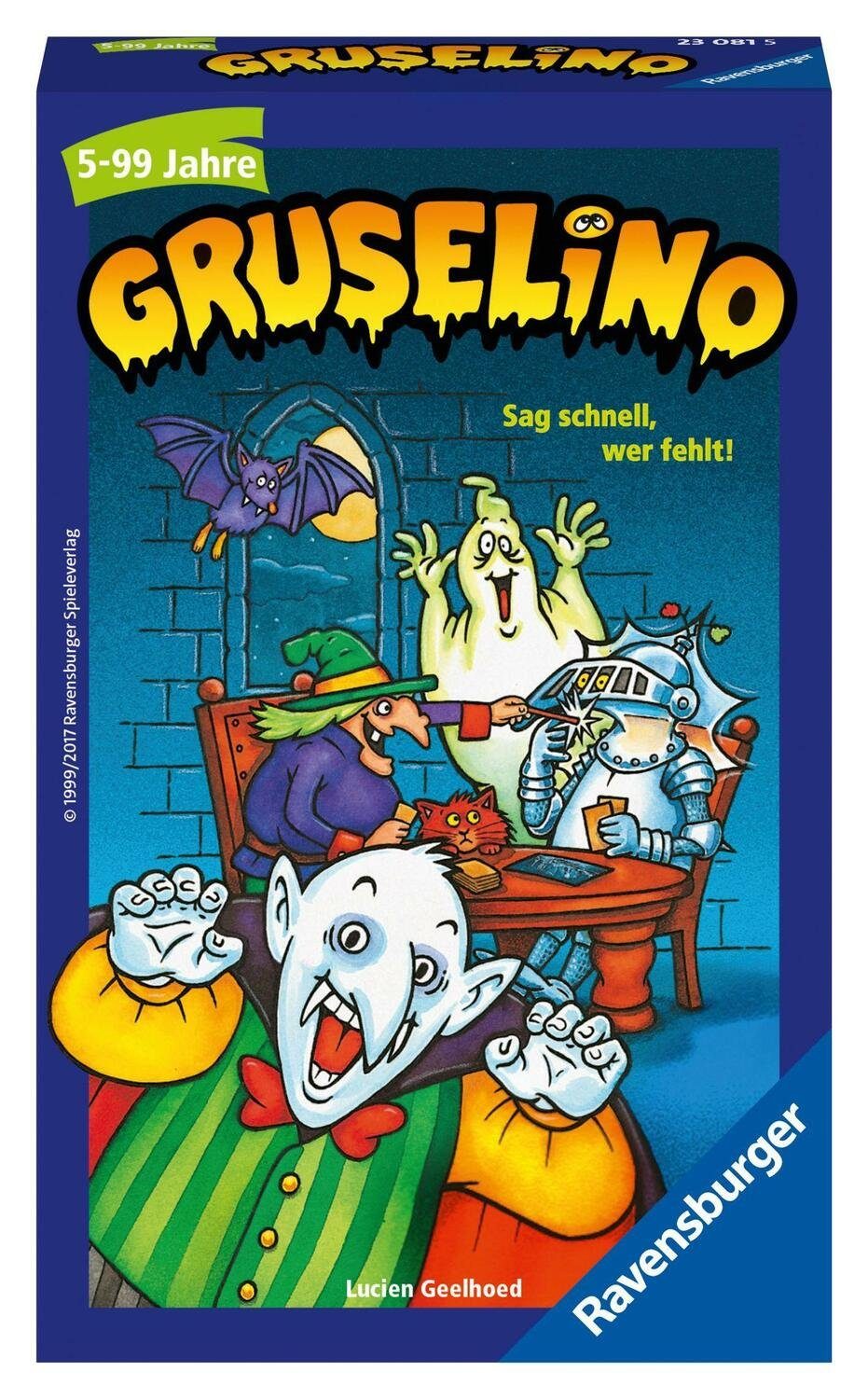 Suchspiel Spiel, Ravensburger Sag - wer schnell, Gruselino. fehlt!