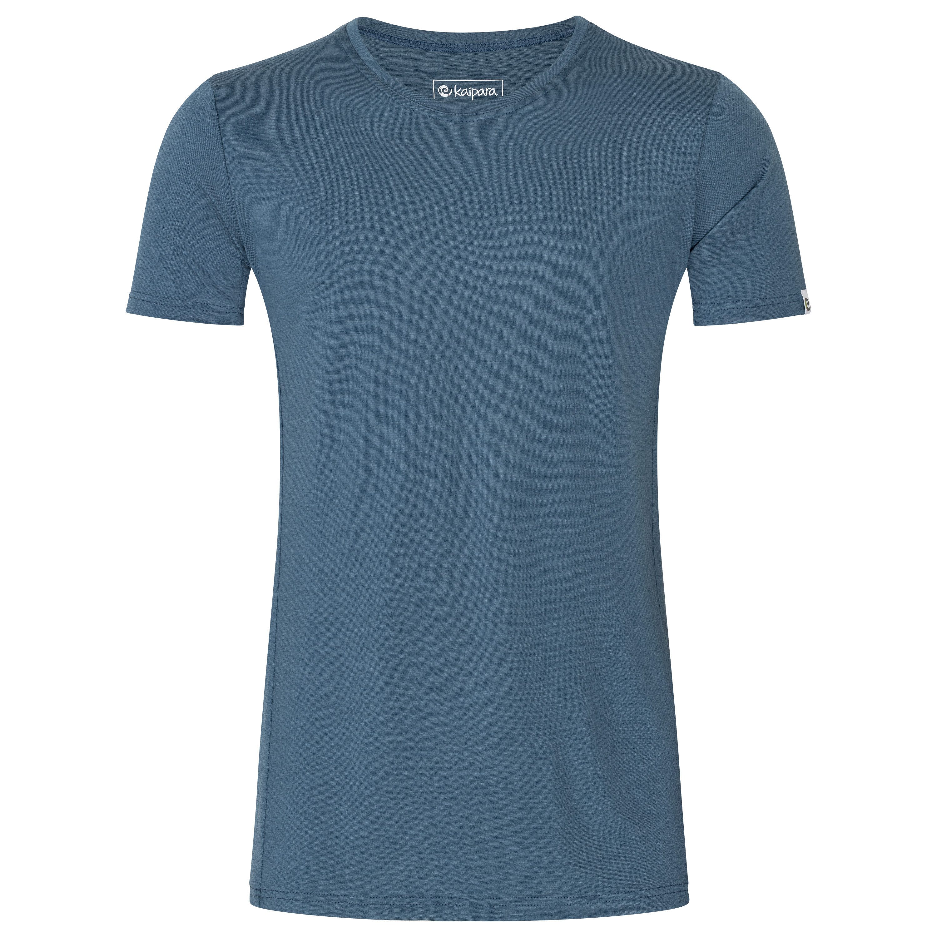 Kaipara - Merino Sportswear Funktionsshirt Merino Shirt Herren Kurzarm Slimfit 200 warm (1-tlg) aus reiner Merinowolle Made in Germany