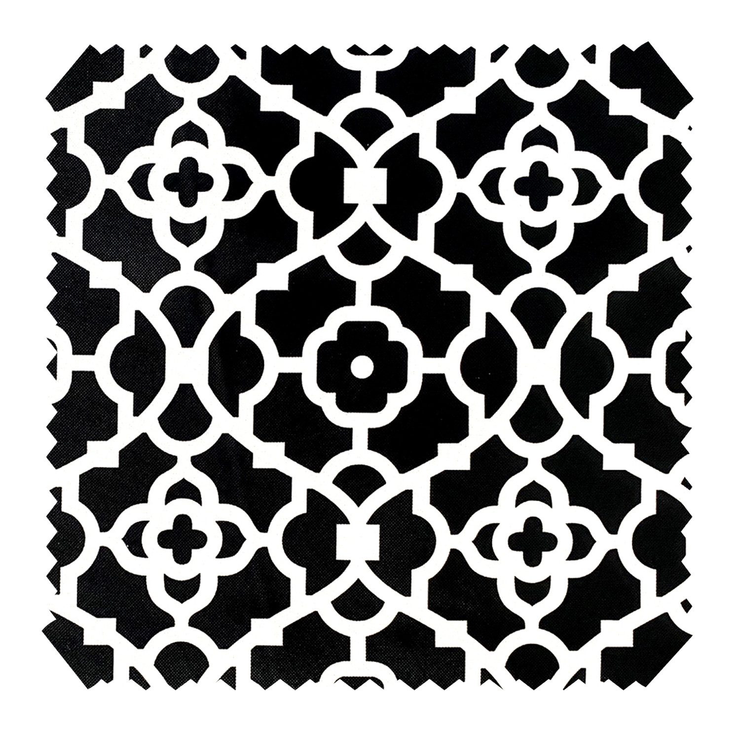 novely® Stoff OXFORD 210D D137 Schwarz Weiß Mosaic Printstoff Outdoor, Wasserabweisend, Outdoor, Meterware, 1lfm