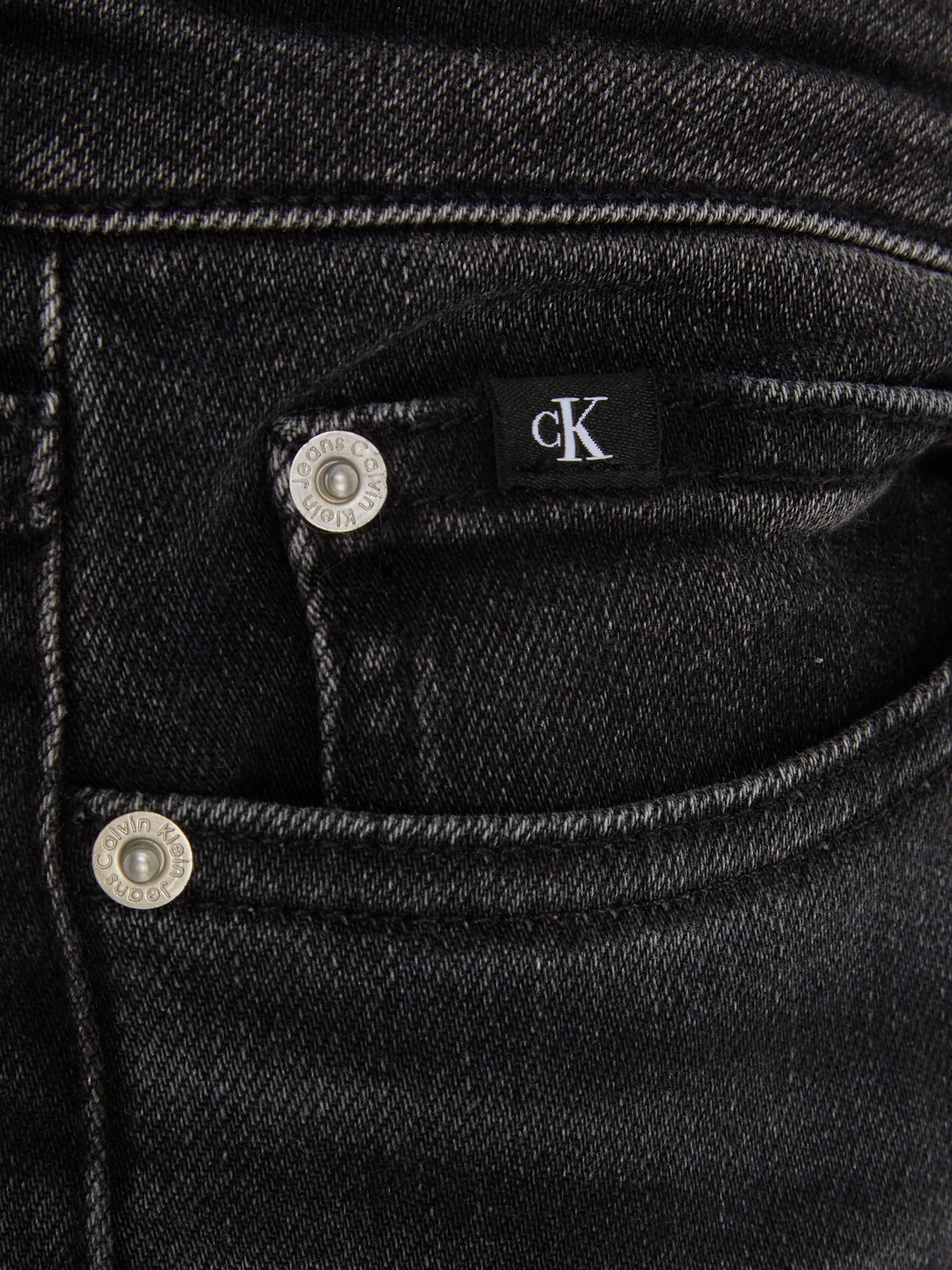OPTIC Jeans SLIT im 5-Poket-Style Skinny-fit-Jeans MR BLACK Klein Calvin SKINNY