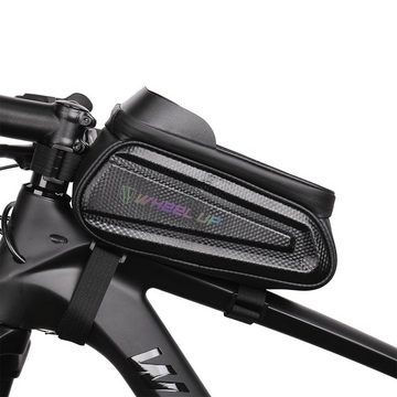 MidGard Fahrradtasche Fahrrad Rahmentasche mit Smartphone-Halterung für E-Bike MTB Citybike