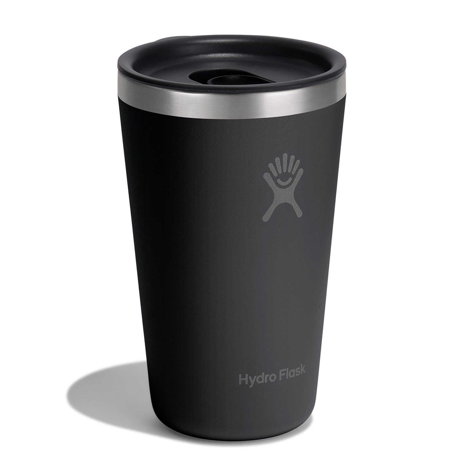 Hydro Flask Thermobecher 16 OZ All Around Tumbler Press-In Lid, 473 ml, 1-tlg., Edelstahl, Kompatibel mit Trinkhalmdeckel und verschließbaren Eindrückdeckel