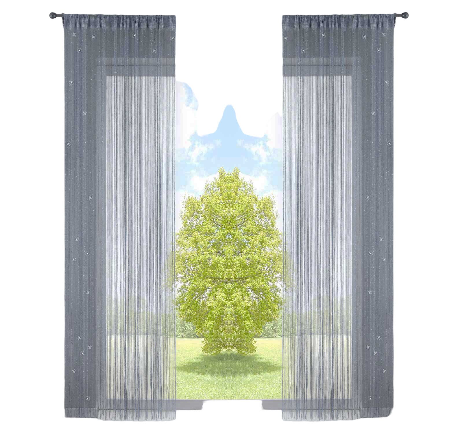 Gardinenbox Gardine, Kräuselband (2 St), transparent, günstig online kaufen