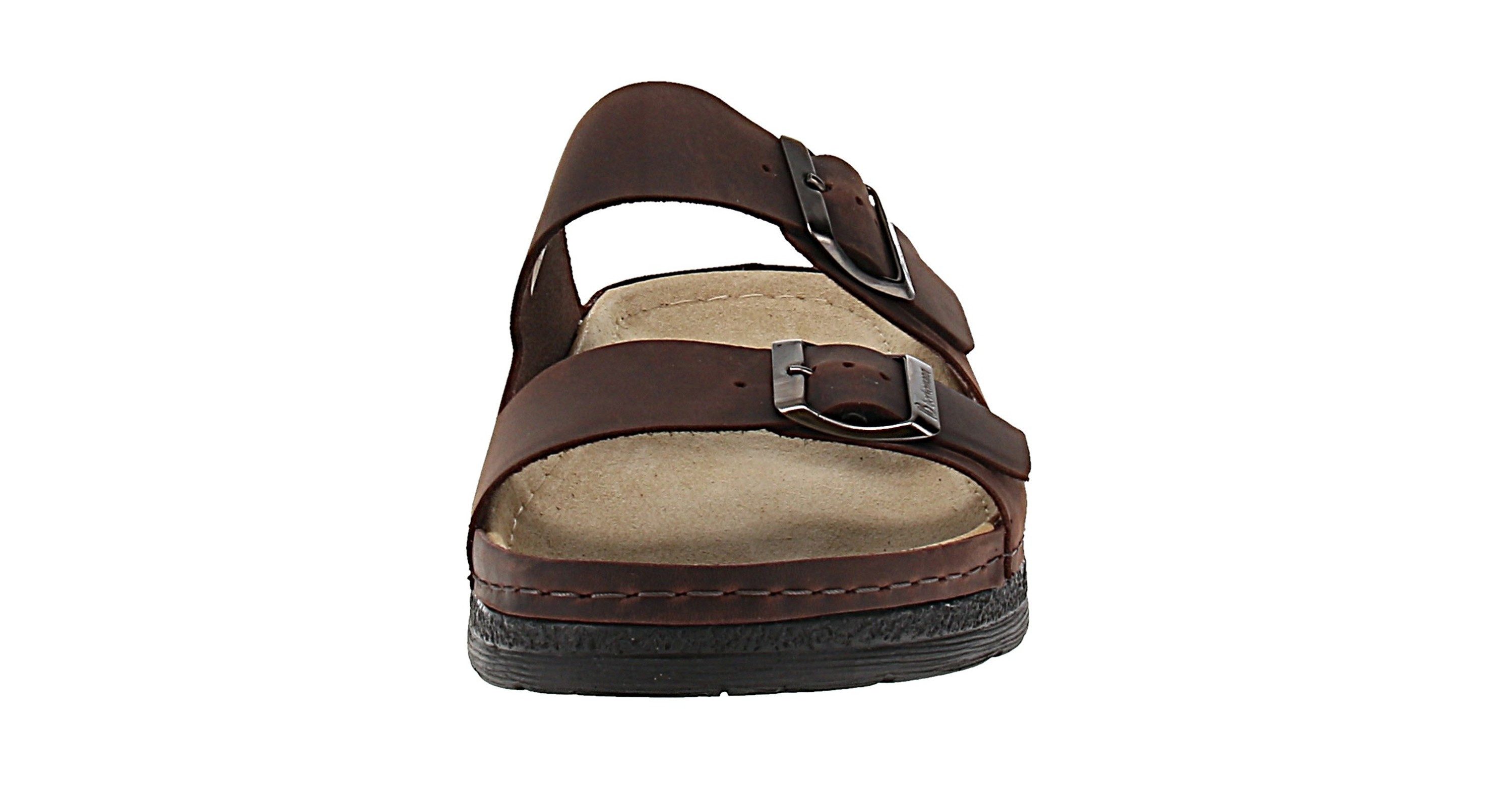 BERKEMANN Berkemann 01950 Adam Fettleder - Herren Pantolette - 453-Mokka Sandale