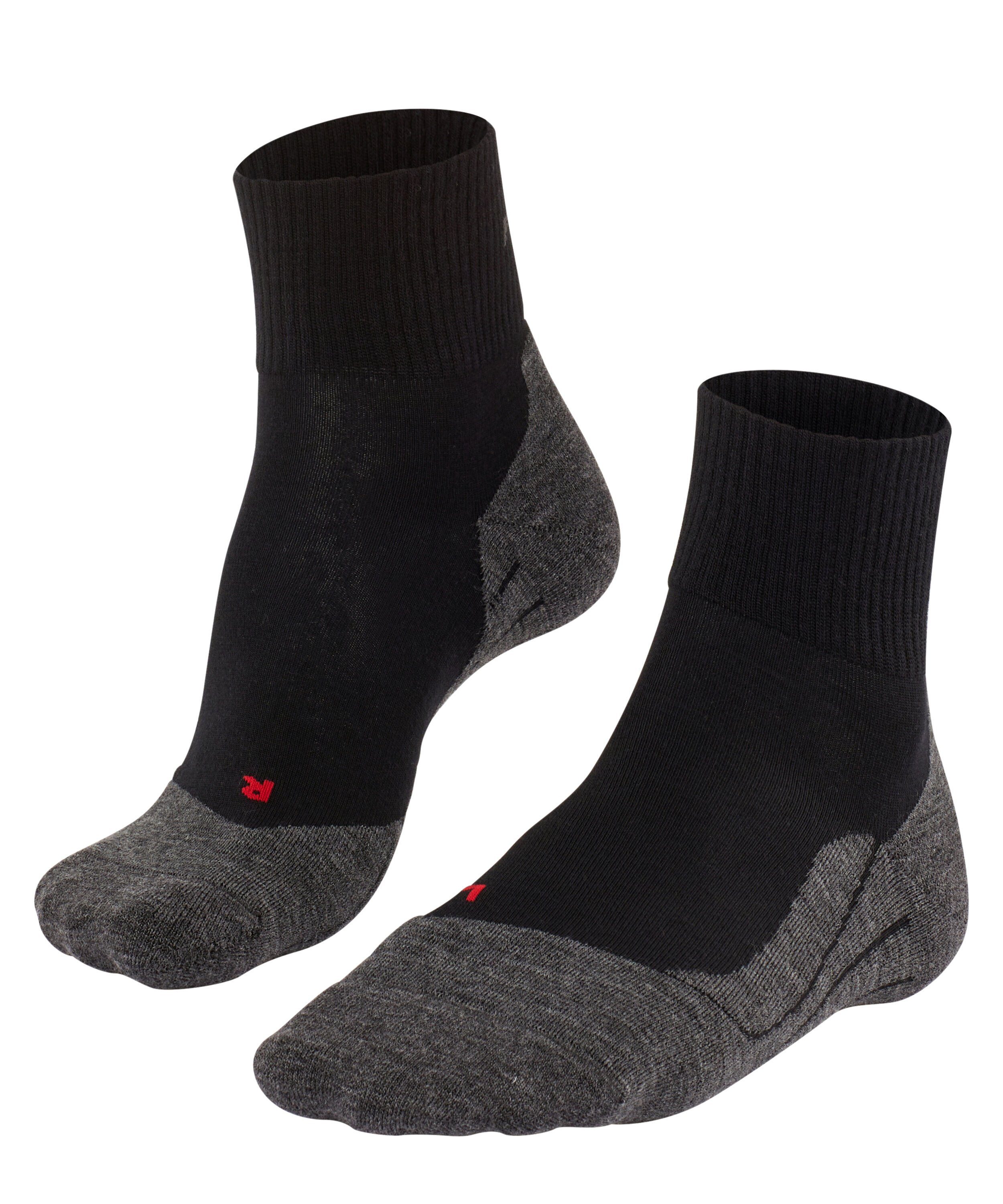 FALKE Wandersocken TK5 Wander Wool Short (1-Paar) Leicht und bequem für Freizeitwanderungen black-mix (3010) | Wandersocken