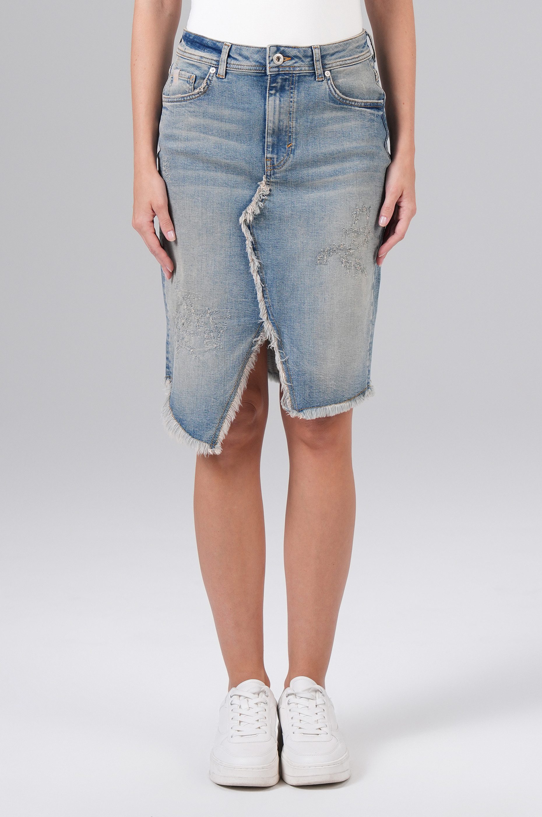 Miracle of Denim Midirock Sina Skirt günstig online kaufen