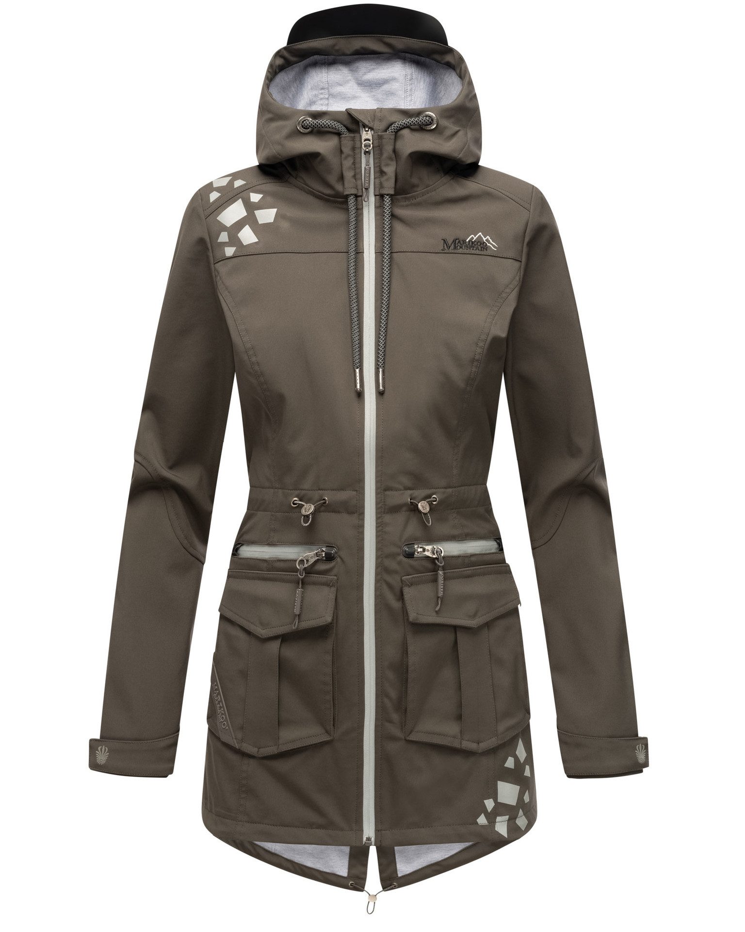 Marikoo Softshelljacke aus wasserabweisendem Obermaterial