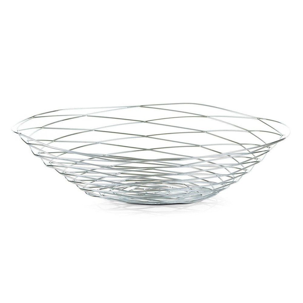 Küchenorganizer-Set silber, Zeller Ø39 x Present cm 9,3 verchromt, Metall Obstschale,
