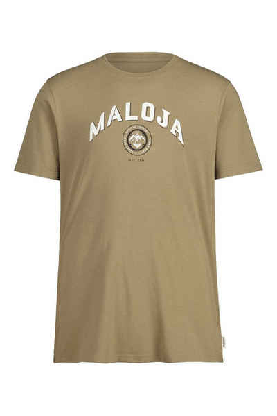 Maloja T-Shirt Maloja Herren T-Shirt Wood Cotton MatonaM.