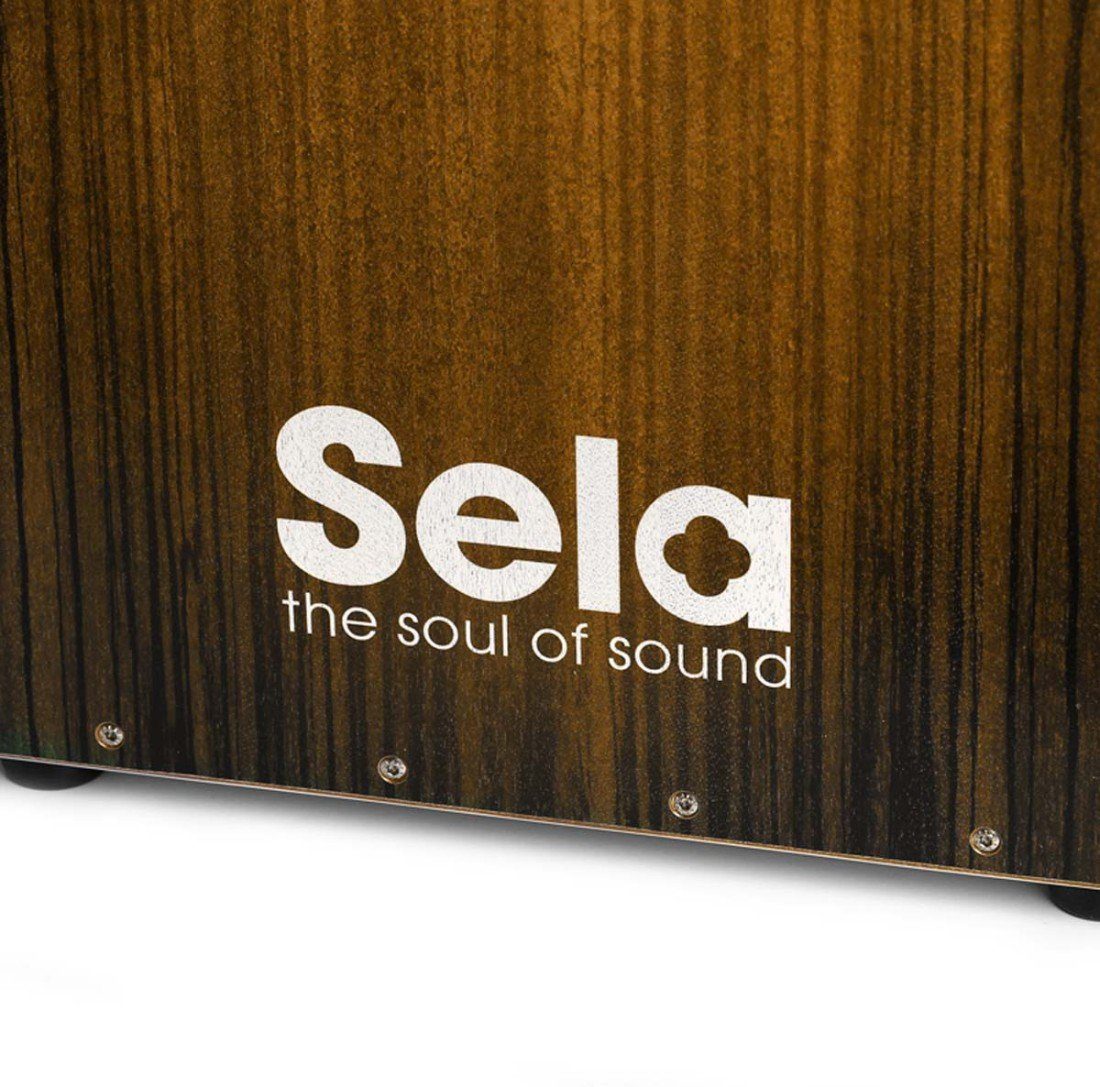 Sela Cajon Sela SE051 Varios Brown Cajon mit Tasche mit Sitzpad, vielseitig