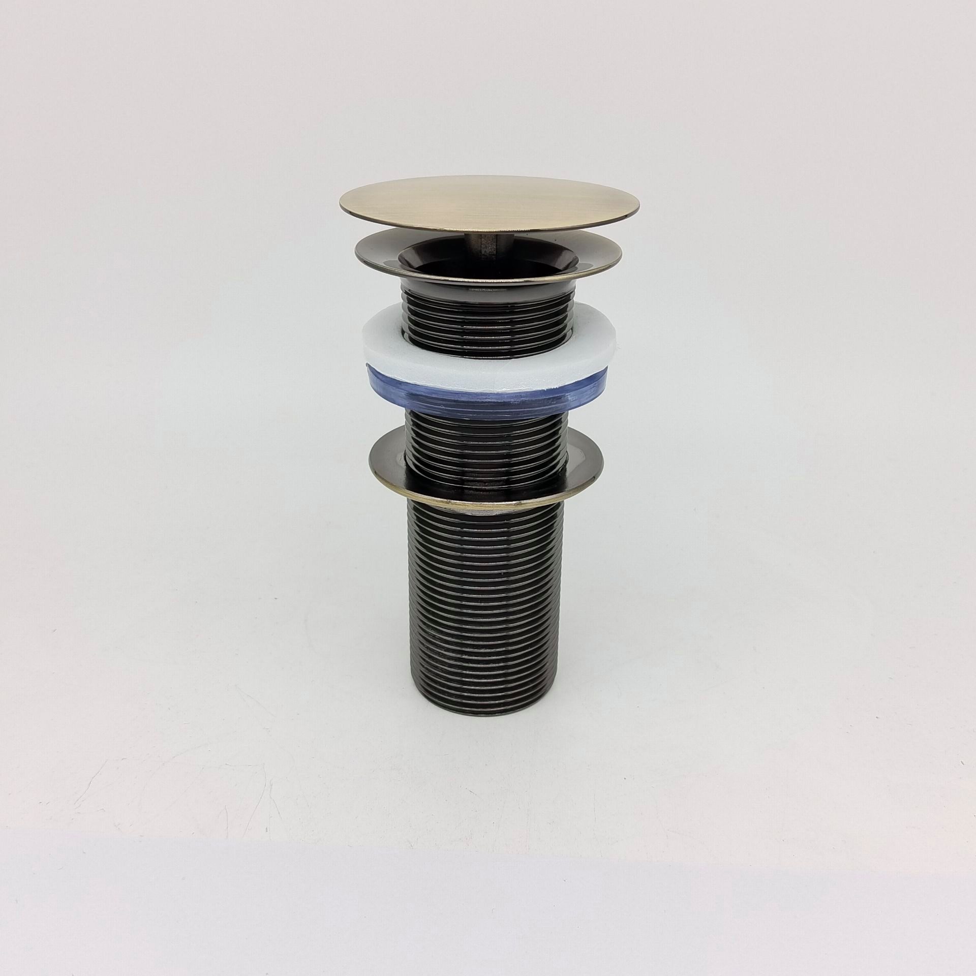 wohnfreuden Ablaufventil Permanentablauf Ablaufgarnitur 120 mm Messing Ablauf Ventil, 52000