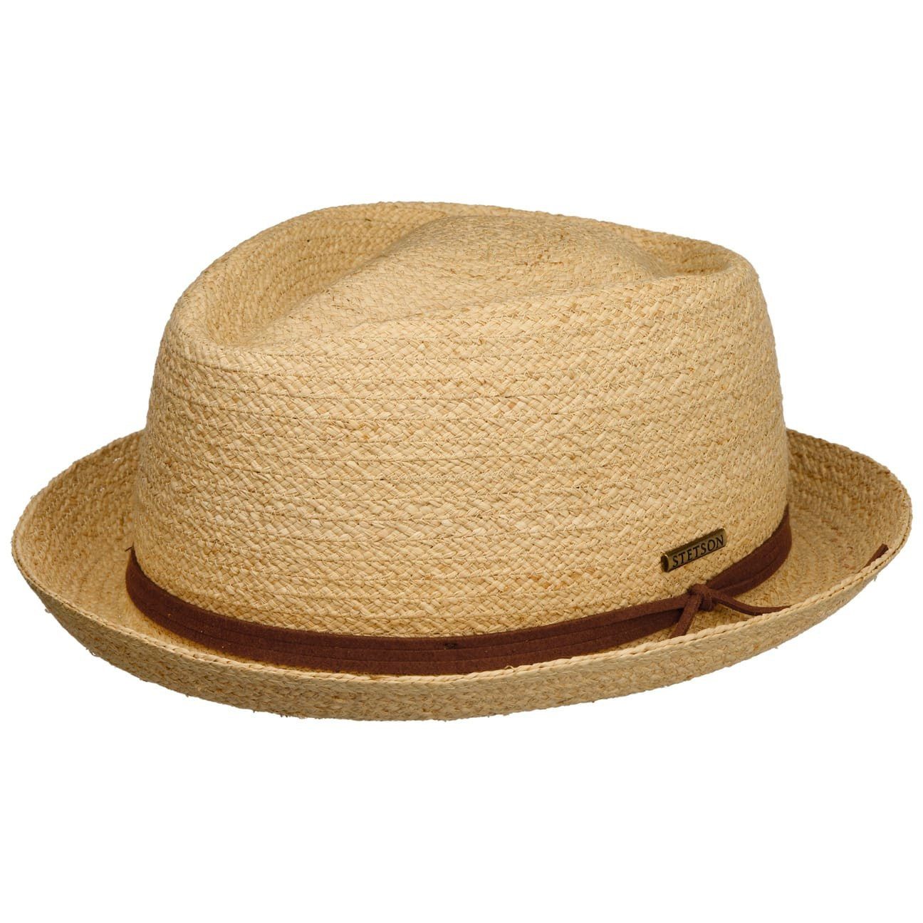 Stetson Sonnenhut (1-St) Strohhut mit Lederband