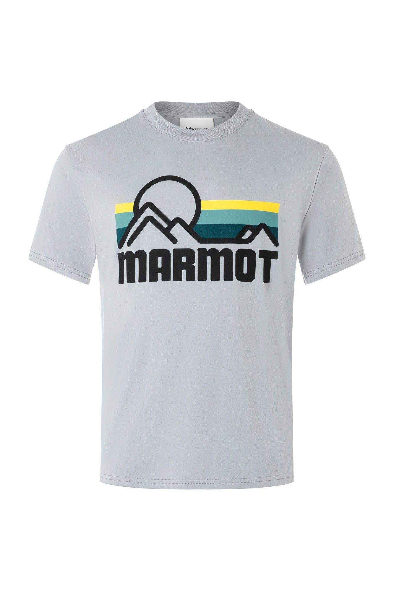 Marmot T-Shirt Marmot M Tee Sleet Short-sleeve Coastal Herren