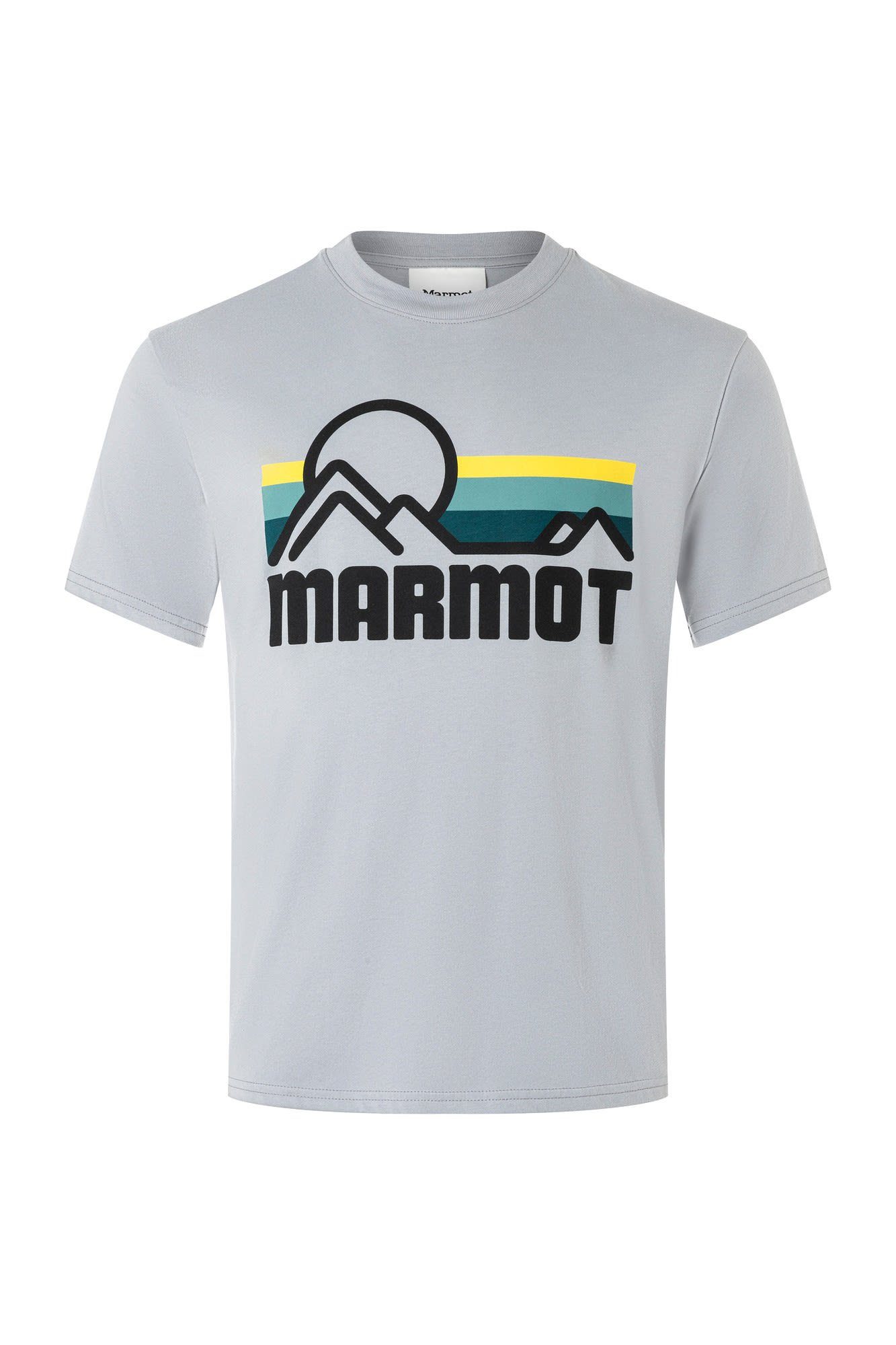 Marmot T-Shirt Marmot M Short-sleeve Coastal Tee Sleet Herren