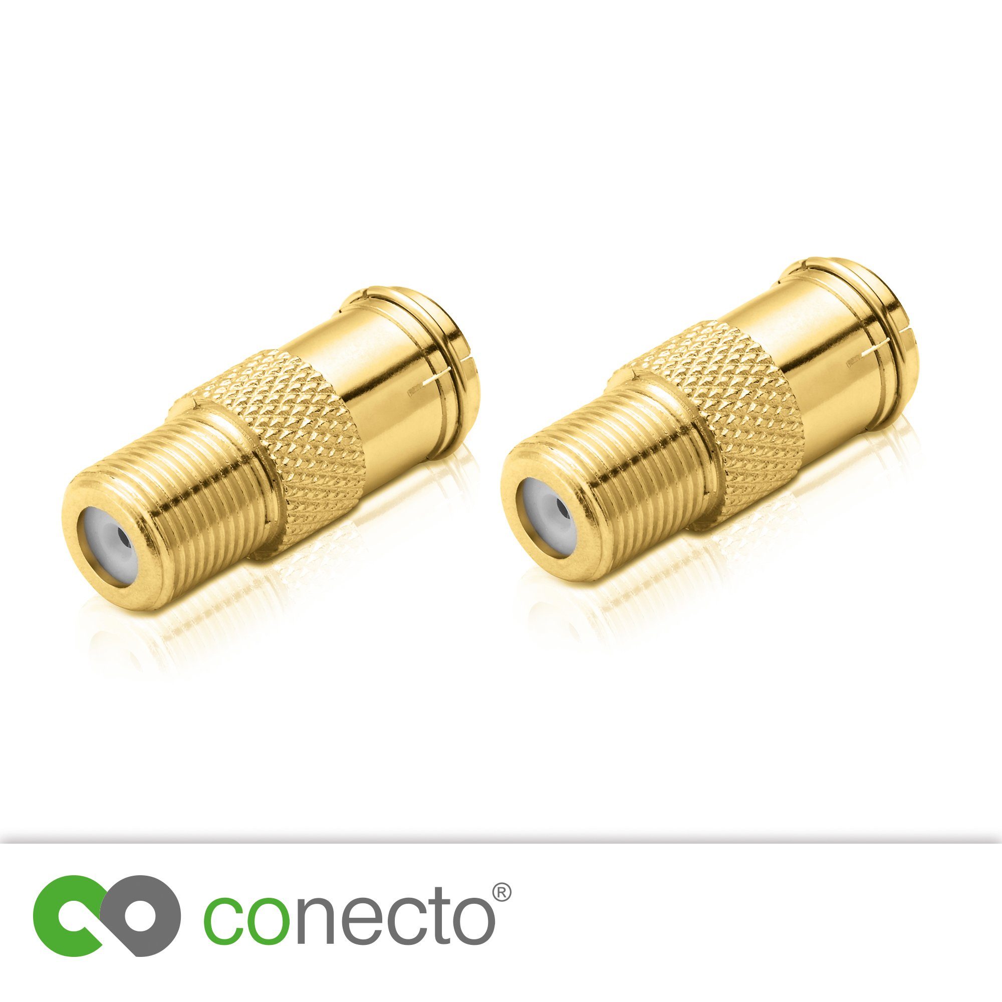conecto conecto Adapter IEC-Koax-Buchse, zum Antennen-Adapter, auf SAT-Kabel F-Buchse