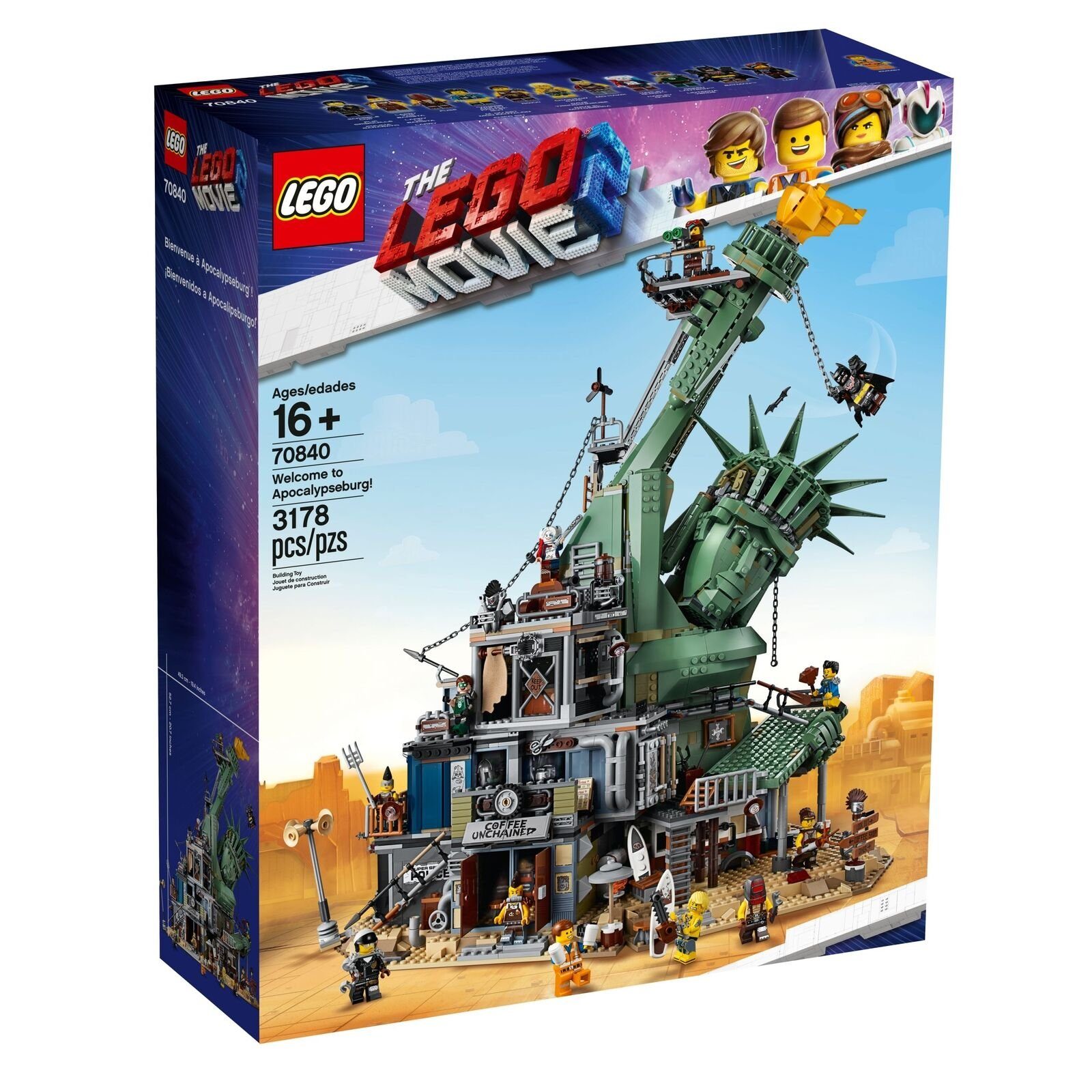 LEGO® 70840 Lego Movie Willkommen in Apo­ka­lyp­stadt! Spielbausteine, (3178 St)