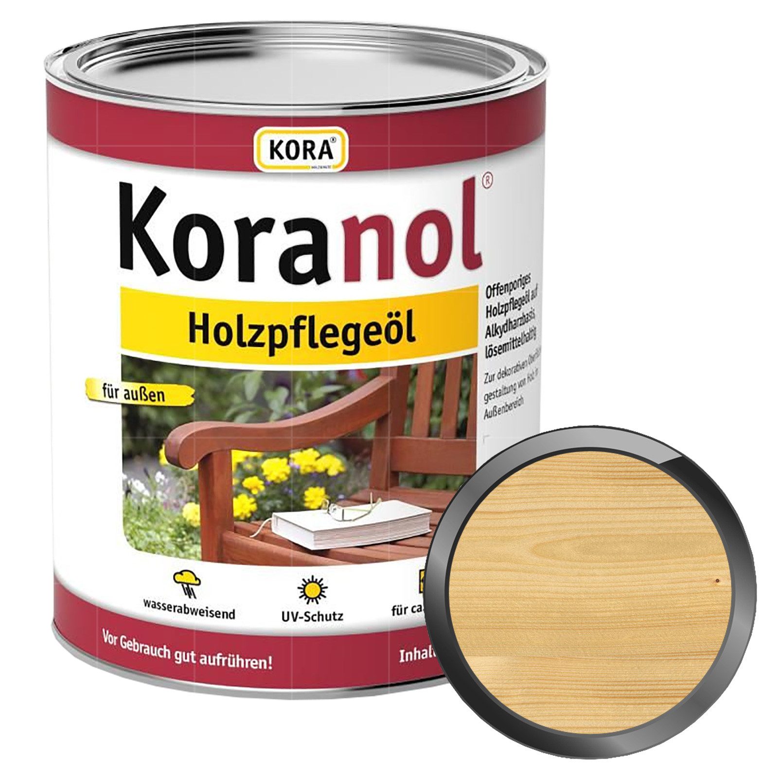 KORA Holzöl Koranol Holzpflegeöl - 0.75 Ltr