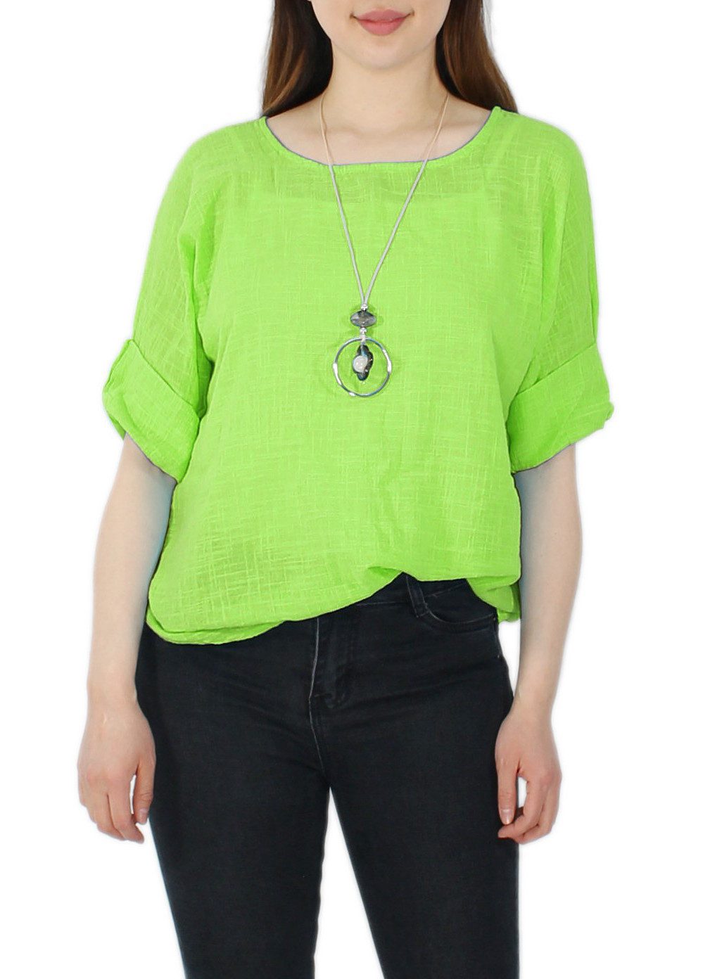 dy_mode Rundhalsshirt Luftiges Damen Sommer Shirt günstig online kaufen