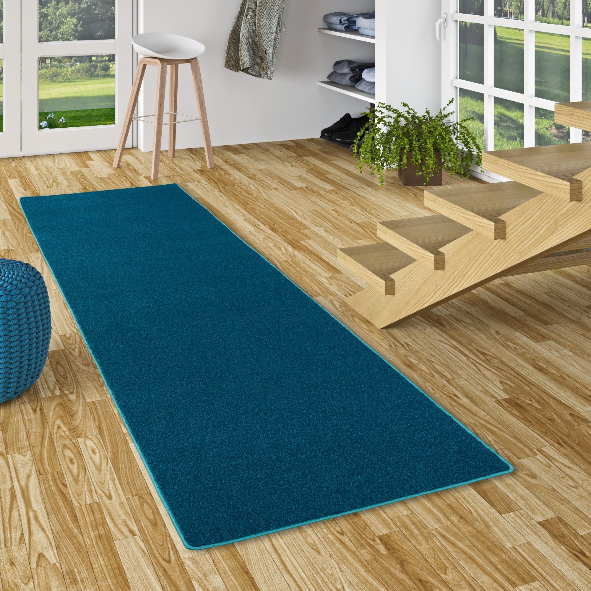 Snapstyle Läufer Hochflor Velours Läufer Teppich Luna, Rechteckig, Höhe: 16 günstig online kaufen