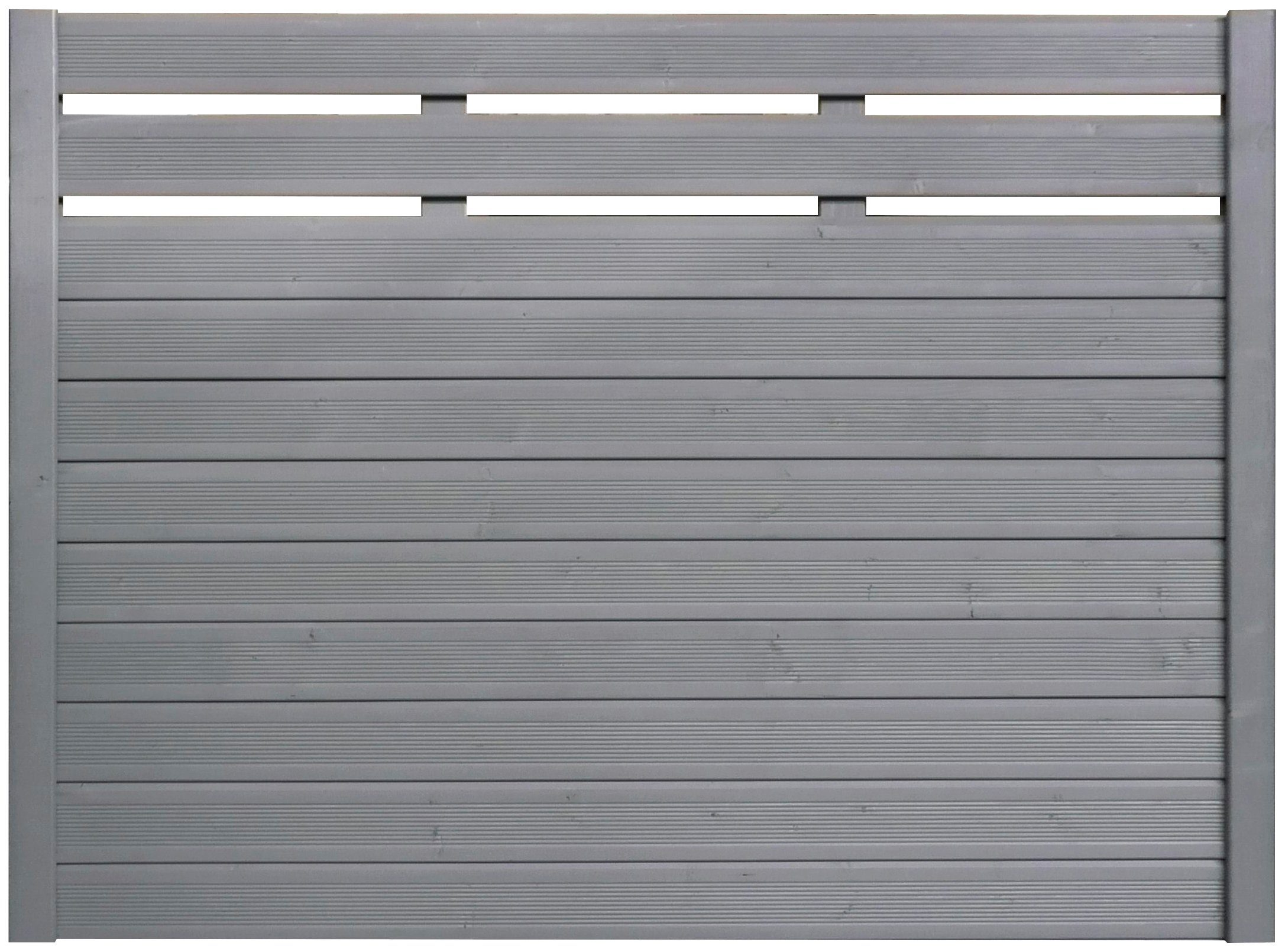 BM Massivholz Holzzaun, Fichte grau lasiert, LxH: 180x135 cm günstig online kaufen