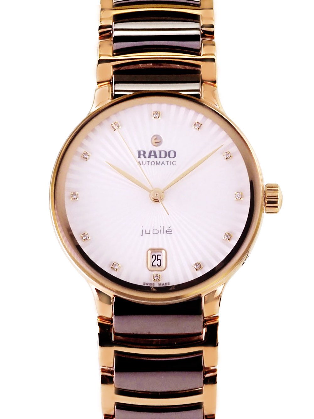Rado Automatikuhr Damen Uhr R30037742 Centrix Diamond Swiss Made Ø 35 mm