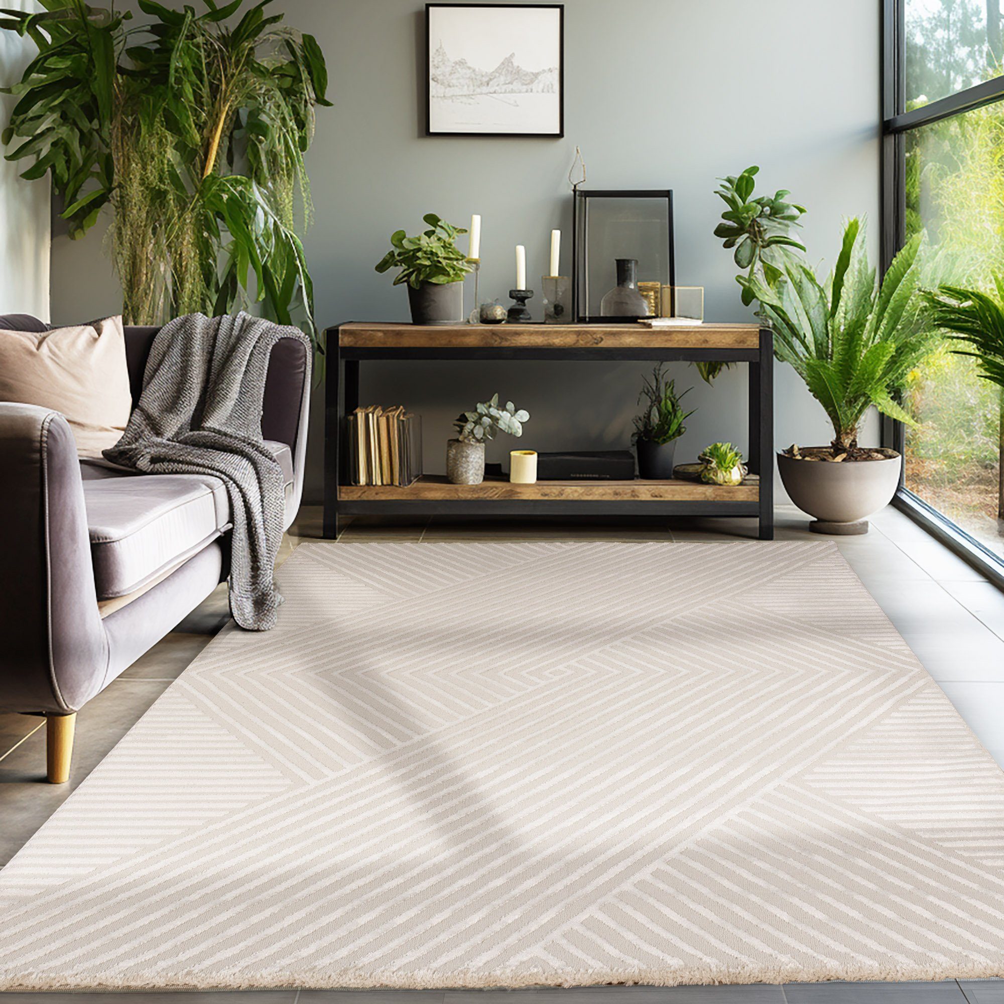 SIMPEX24 Designteppich Skandinavisches Boho Muster, Läufer, günstig online kaufen