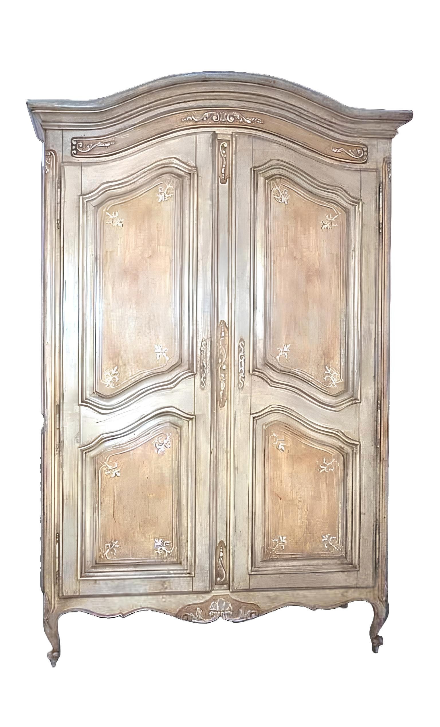 Xlmoebel Kleiderschrank Massivholz-Schrank von Vaccari Cav mit elegantem Design und Stauraum (1-St., Schrank) Hergestellt in Europa