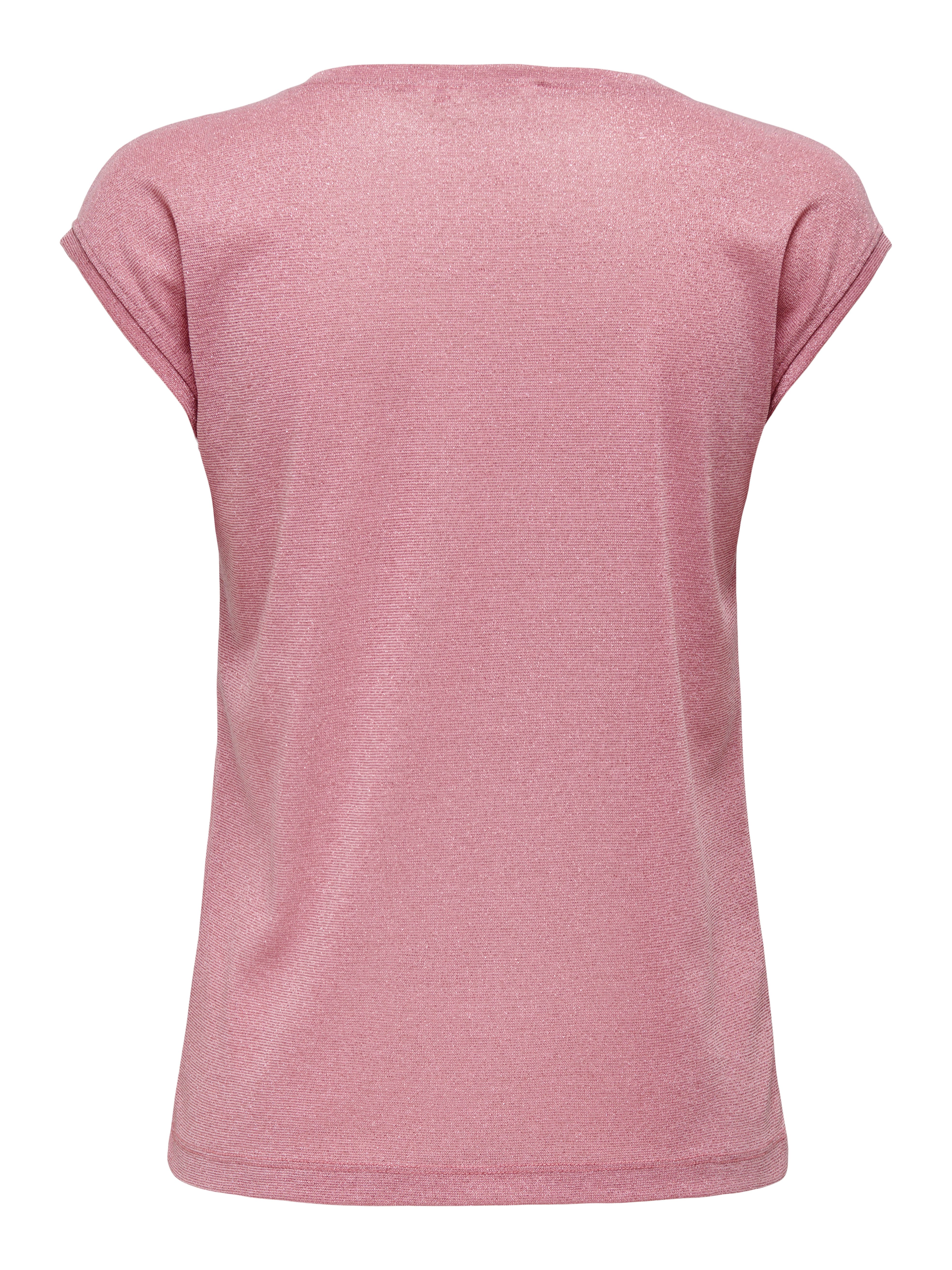 ONLY Kurzarmshirt ONLSILVERY S/S V NECK LUREX TOP JRS NOOS günstig online kaufen