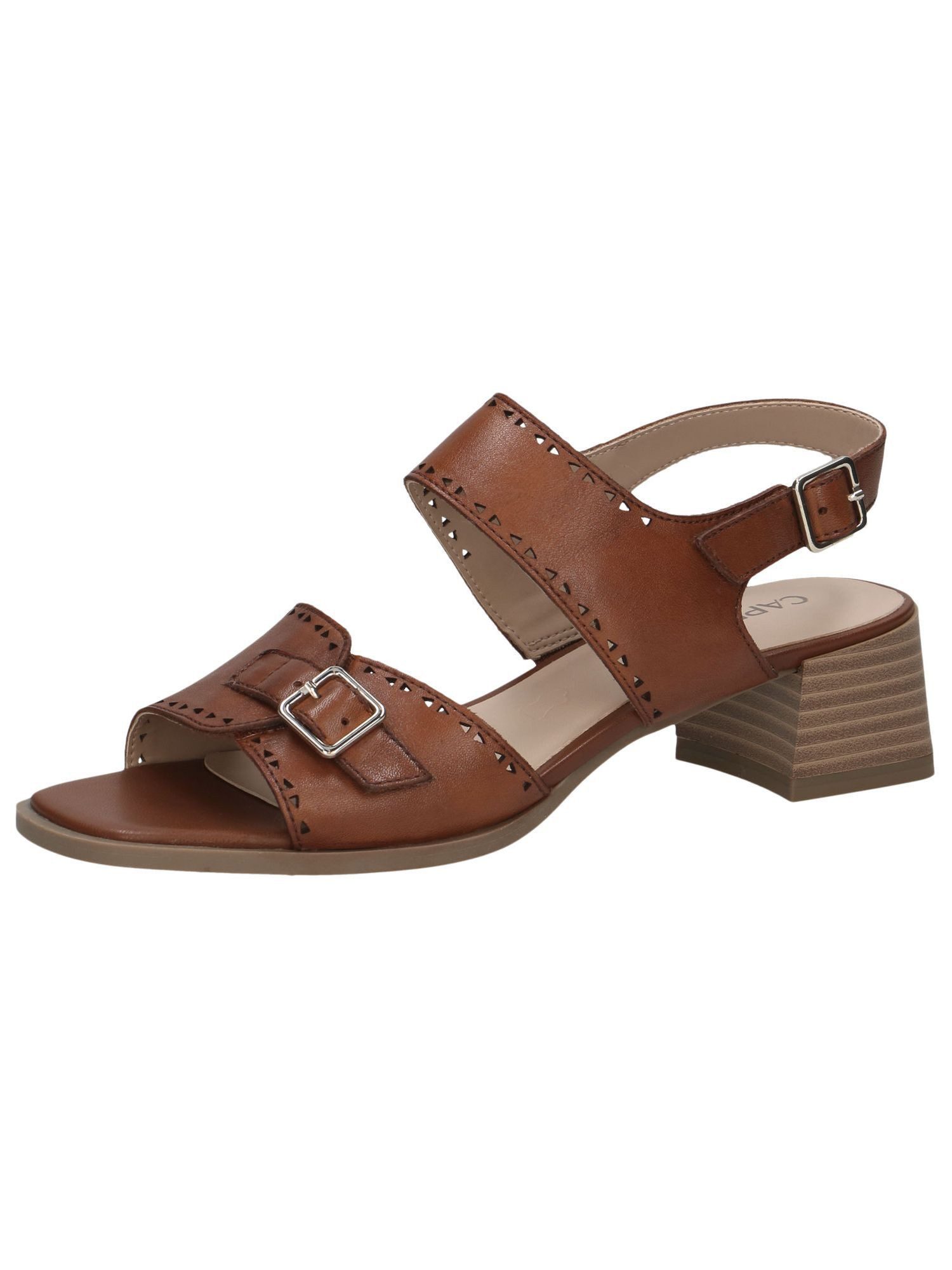 CAP Antishokk, CAP Memotion aus Leder Trapezabsatz Sandalette