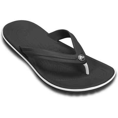 Crocs Große Größen Шльопанці schwarz-weiß Crocband™ Flip Crocs Sandale