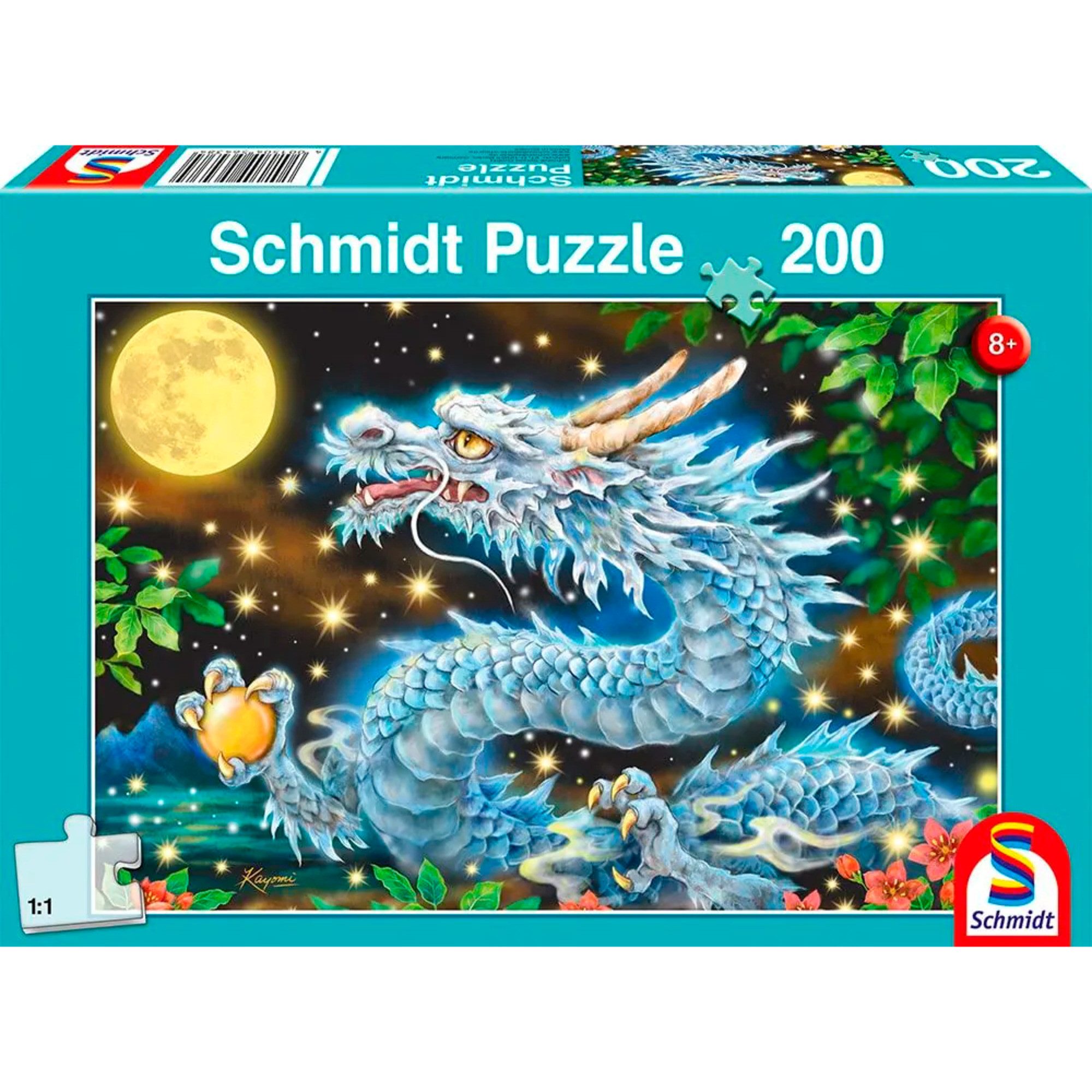 Schmidt Spiele Puzzle Drachenabenteuer, 200 Puzzleteile